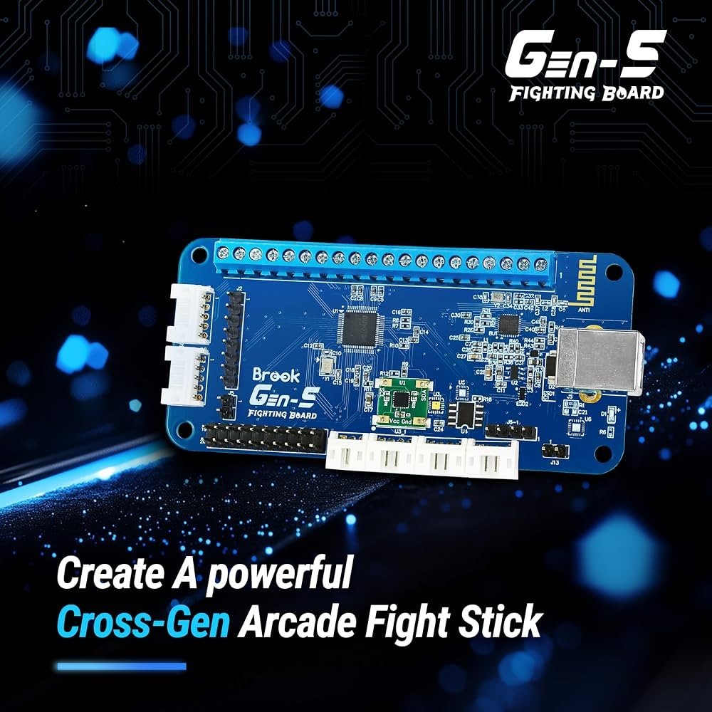 Brook Gaming GEN 5 Wired Fighting Board – Compatible PS5/ PS4/ NS/ NS2/ PC V2026
