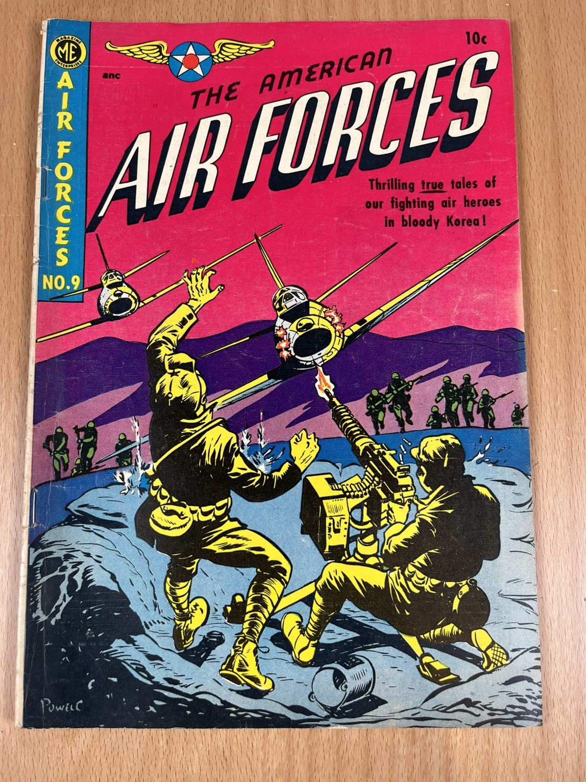 The American Air Forces #9 - 1952 - Magazine Enterprises🔥 Golden Age🔥- Good+