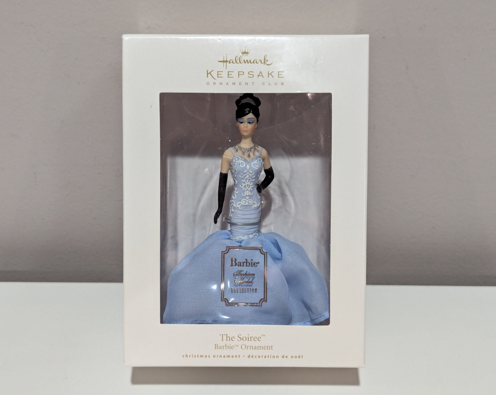 BARBIE THE SOIREE FASHION MODEL COLLECTION HALLMARK KEEPSAKE ORNAMENT 2007 NEW