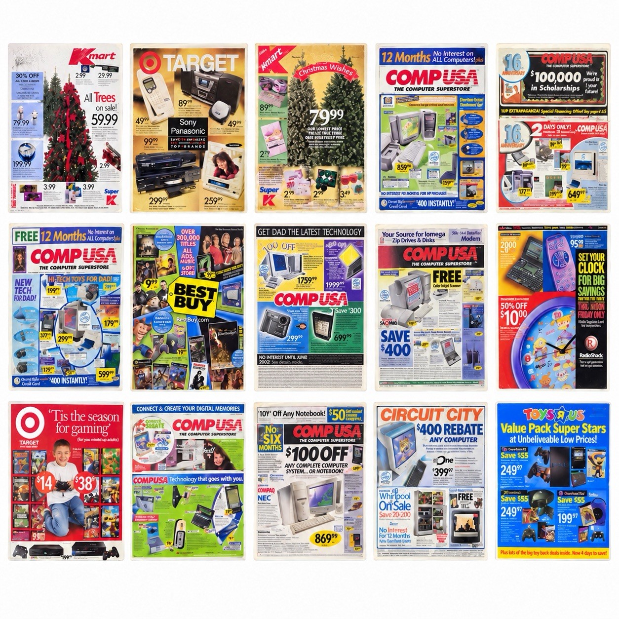 PRIVATE LISTING FOR 27 CIRCULAR STORE CATALOGS