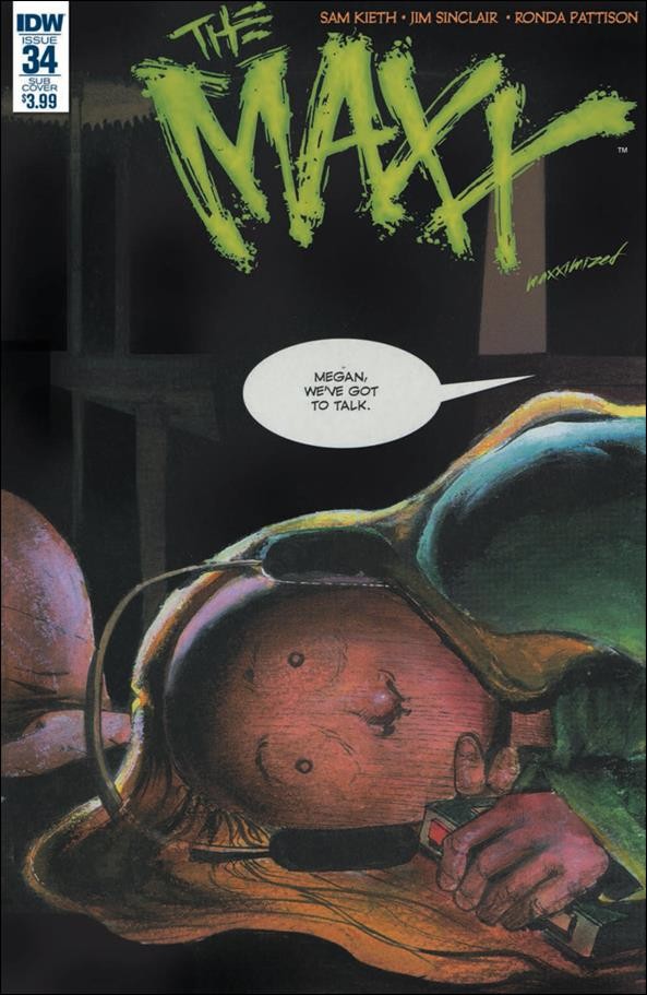 Maxx, The: Maxximized #34A VF; IDW | Sam Kieth Sub Variant - w/Bag+Board