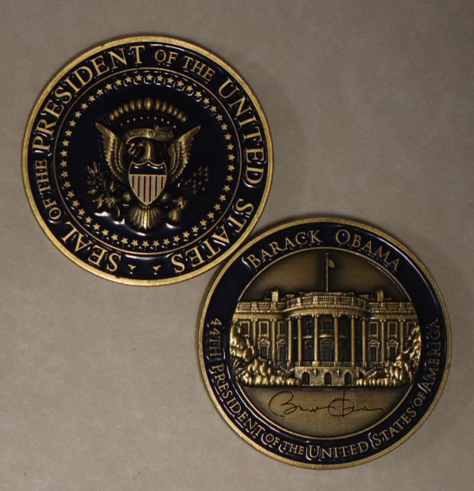 44th President of the United States Barack H. Obama Challenge Coin 44th President of the United States Barack H. Obama Challenge Coin