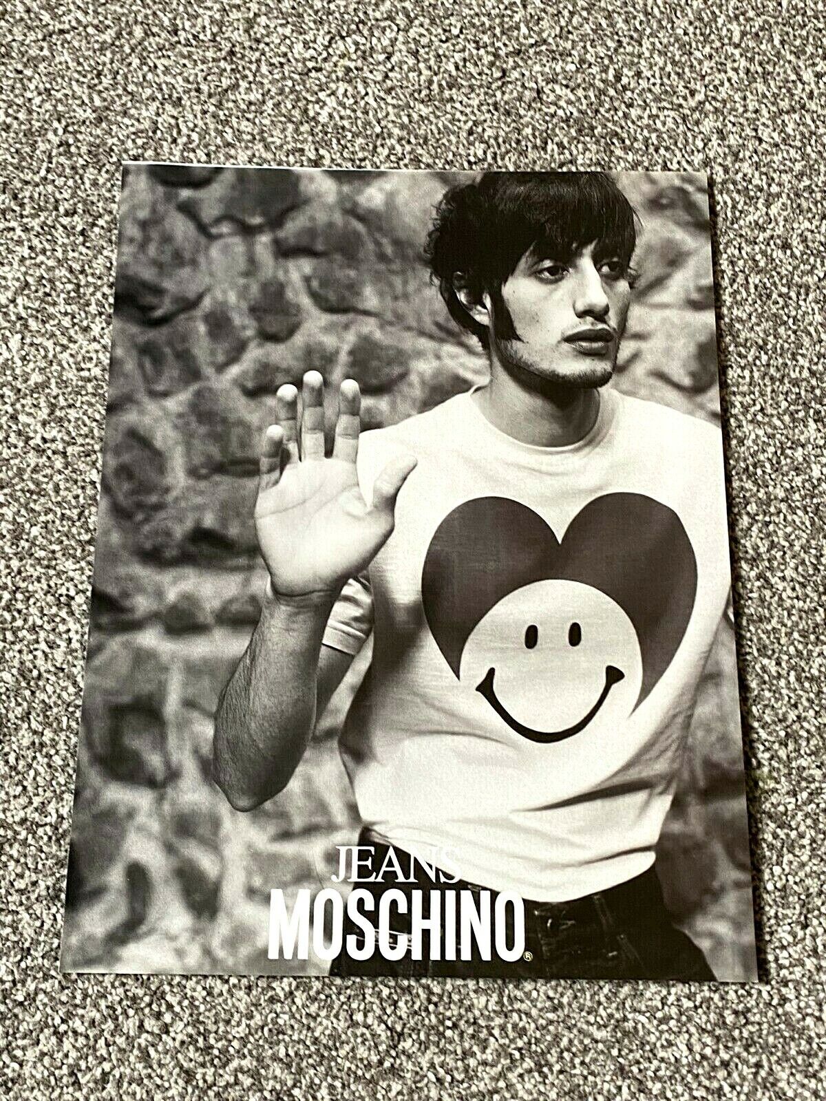 Rare Collectable Vintage 1998 Magazine Advert Art Picture Moschino Jeans Ad