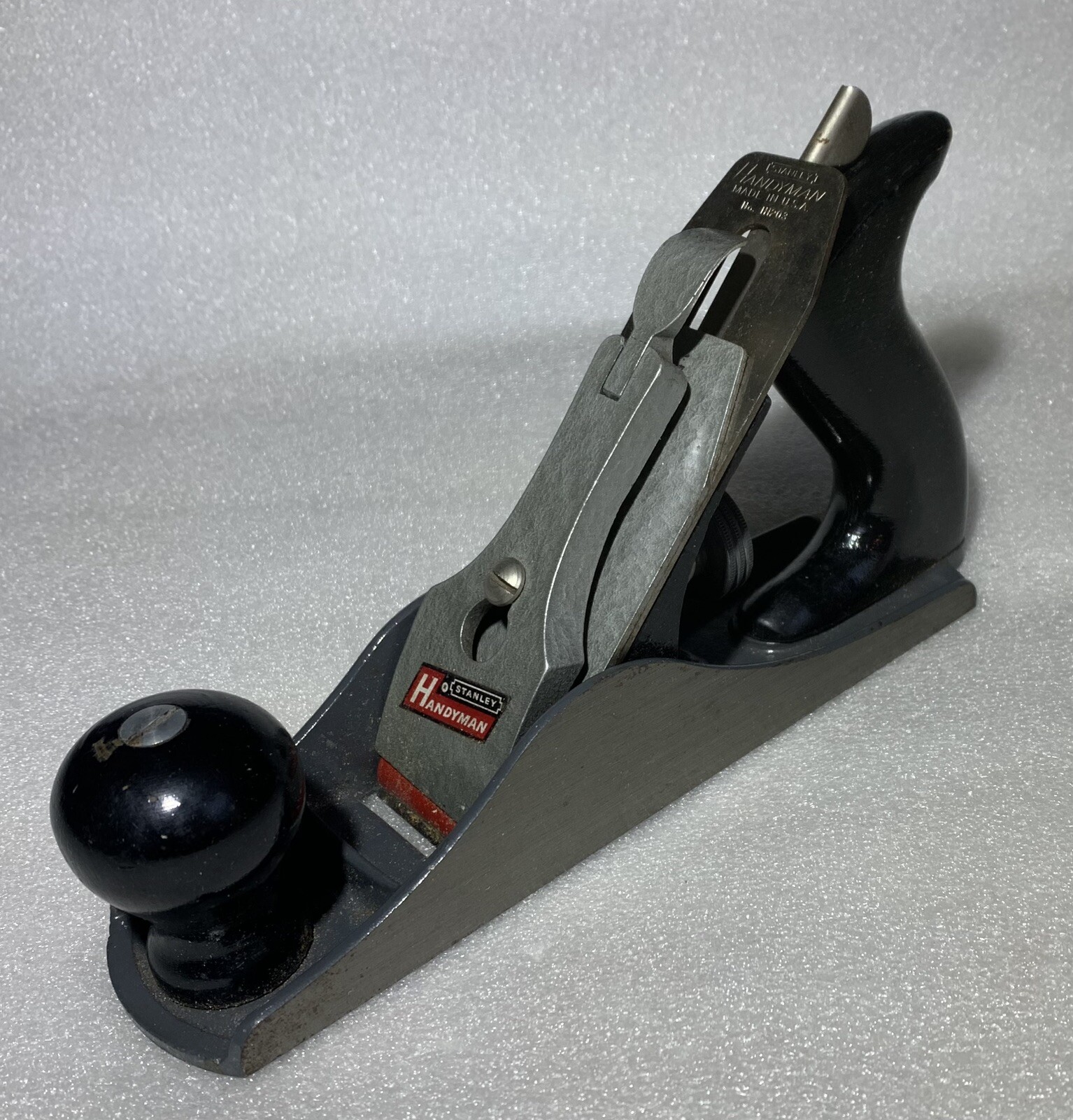Vintage Stanley Handyman H1203 Carpenters Woodworking Plane Tool 1-3/4” Blade