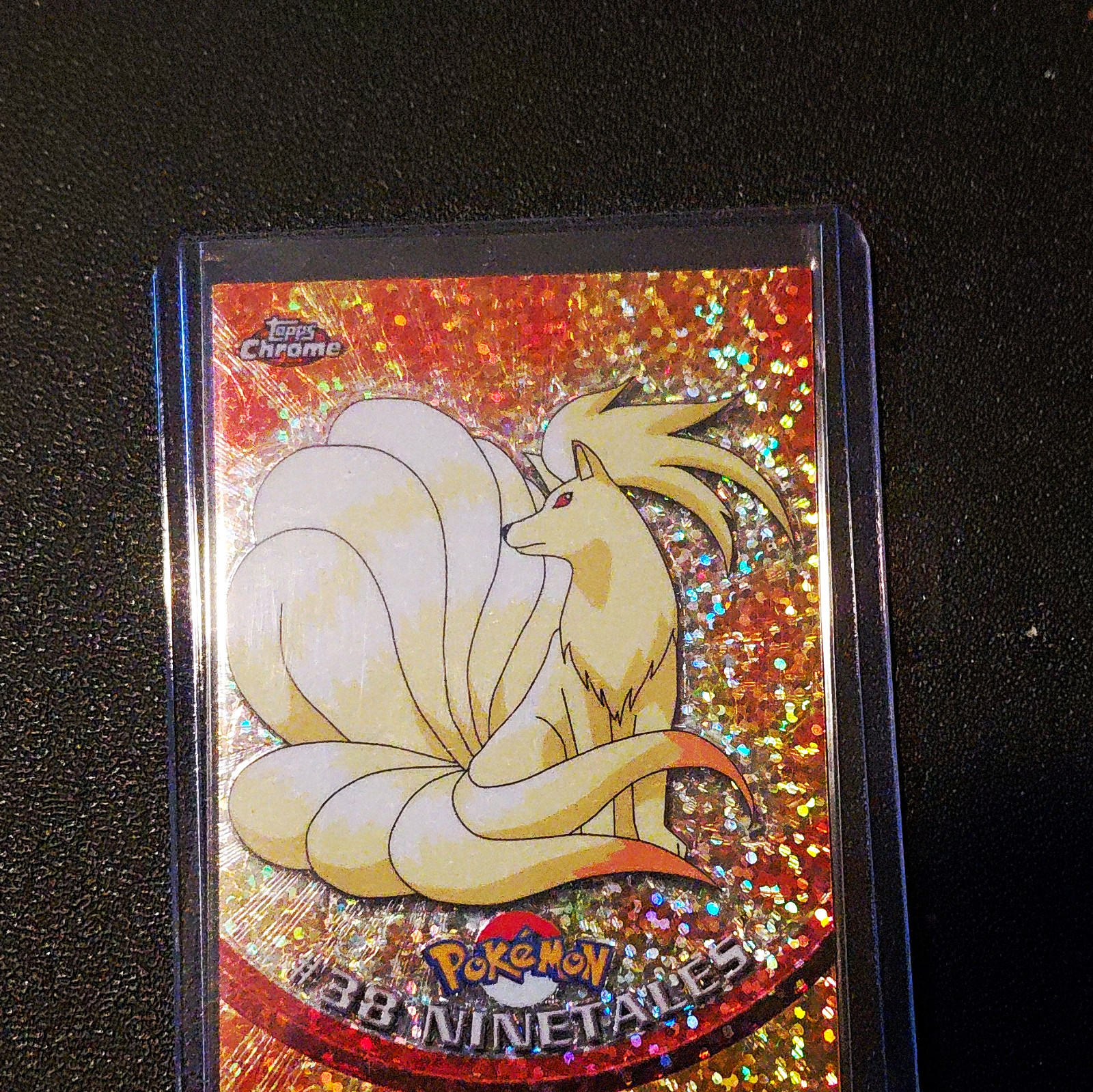 Topps 1999 Topps Chrome Pokémon The First Movie #38 Ninetales Sparkle Chrome Topps 1999 Topps Chrome Pokémon The First Movie #38 Ninetales Sparkle Chrome