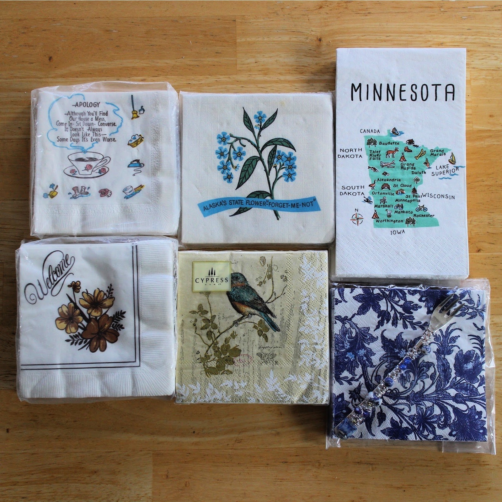 Vintage Paper Napkins Mixed Lot of 110+ for Use/Decoupage/Mixed Media