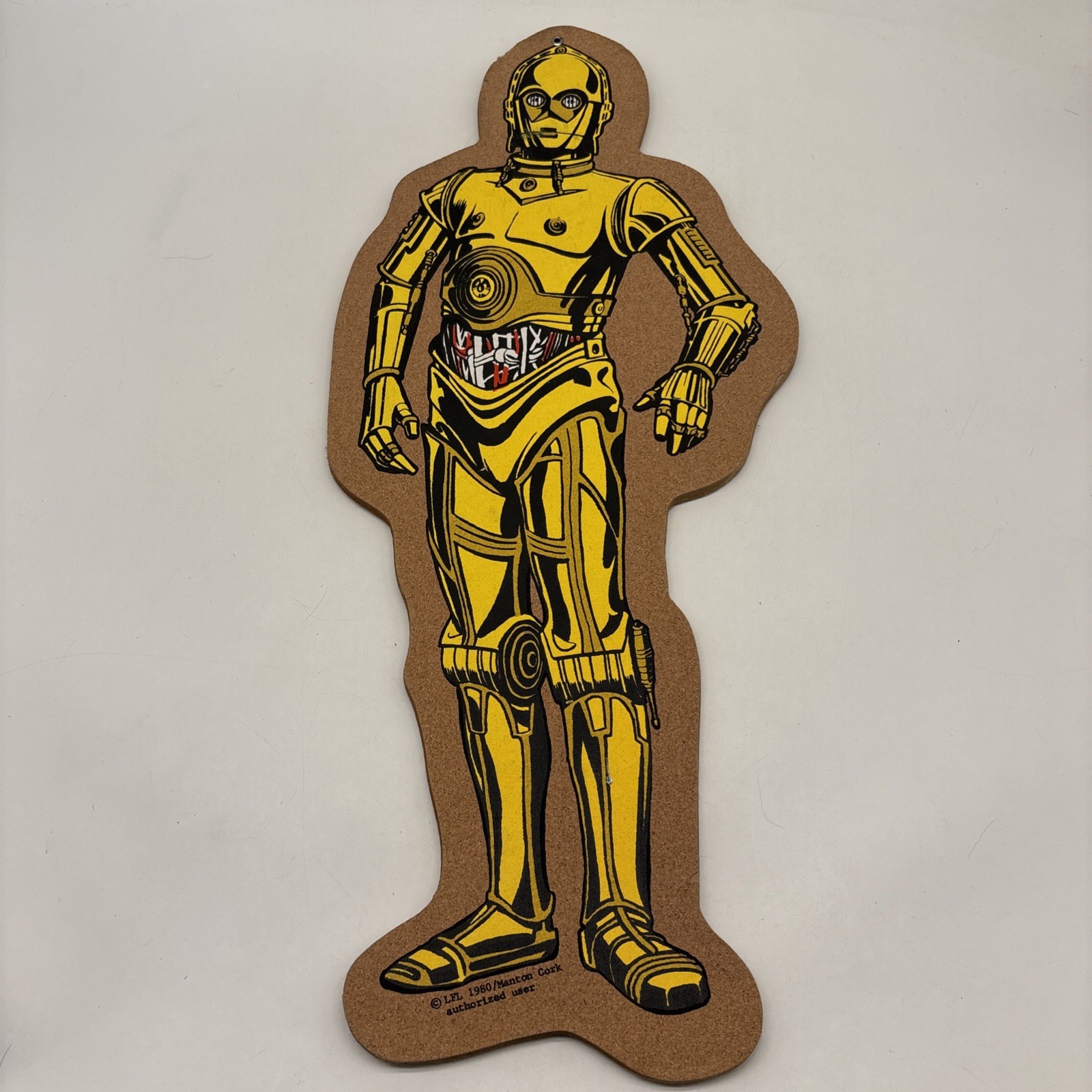 Vintage 1980s Star Wars CP30 Manton Cork Display 