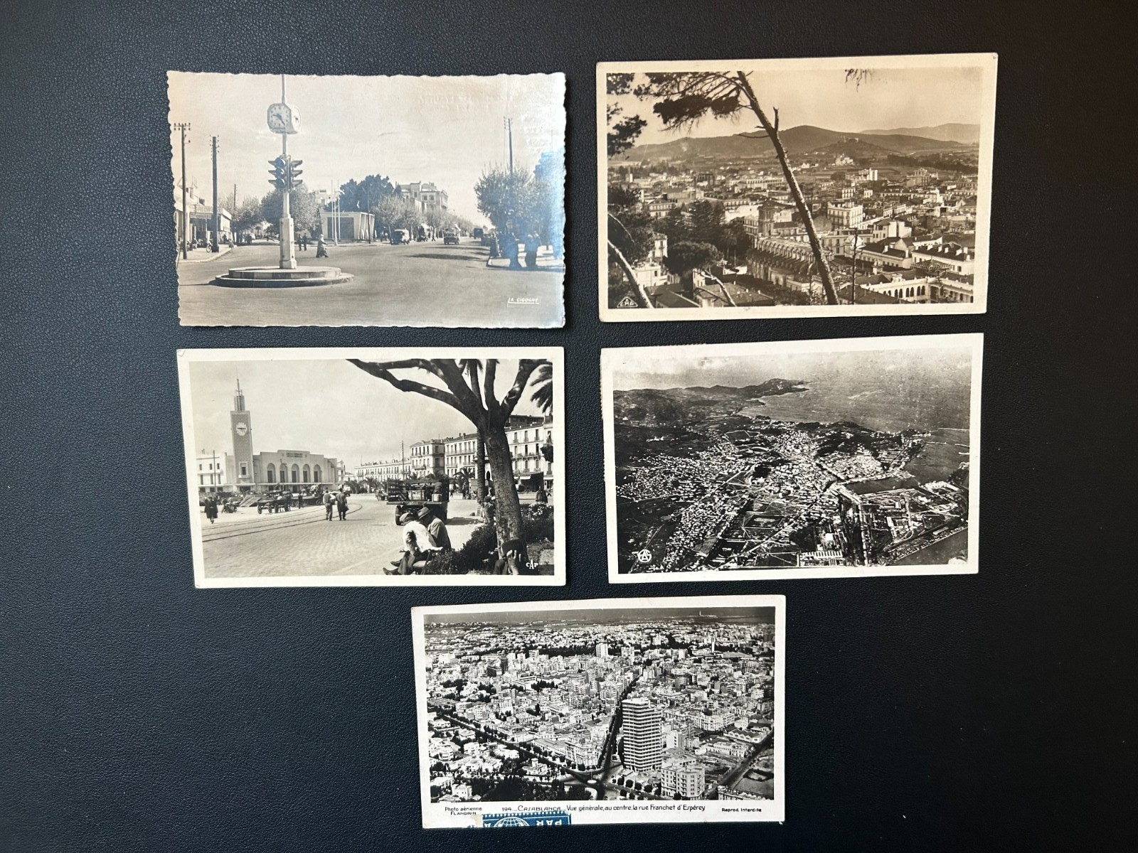 MORROCCO. FRENCH MORROCCO VINTAGE REAL PHOTO POSTCARDS LOT OF 5. Estate Sale
