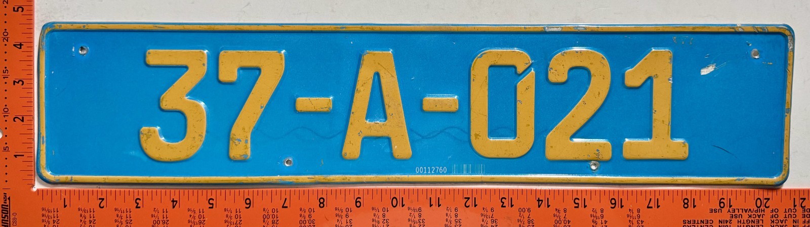 1990s Bosnia (Europe) Diplomatic License Plate