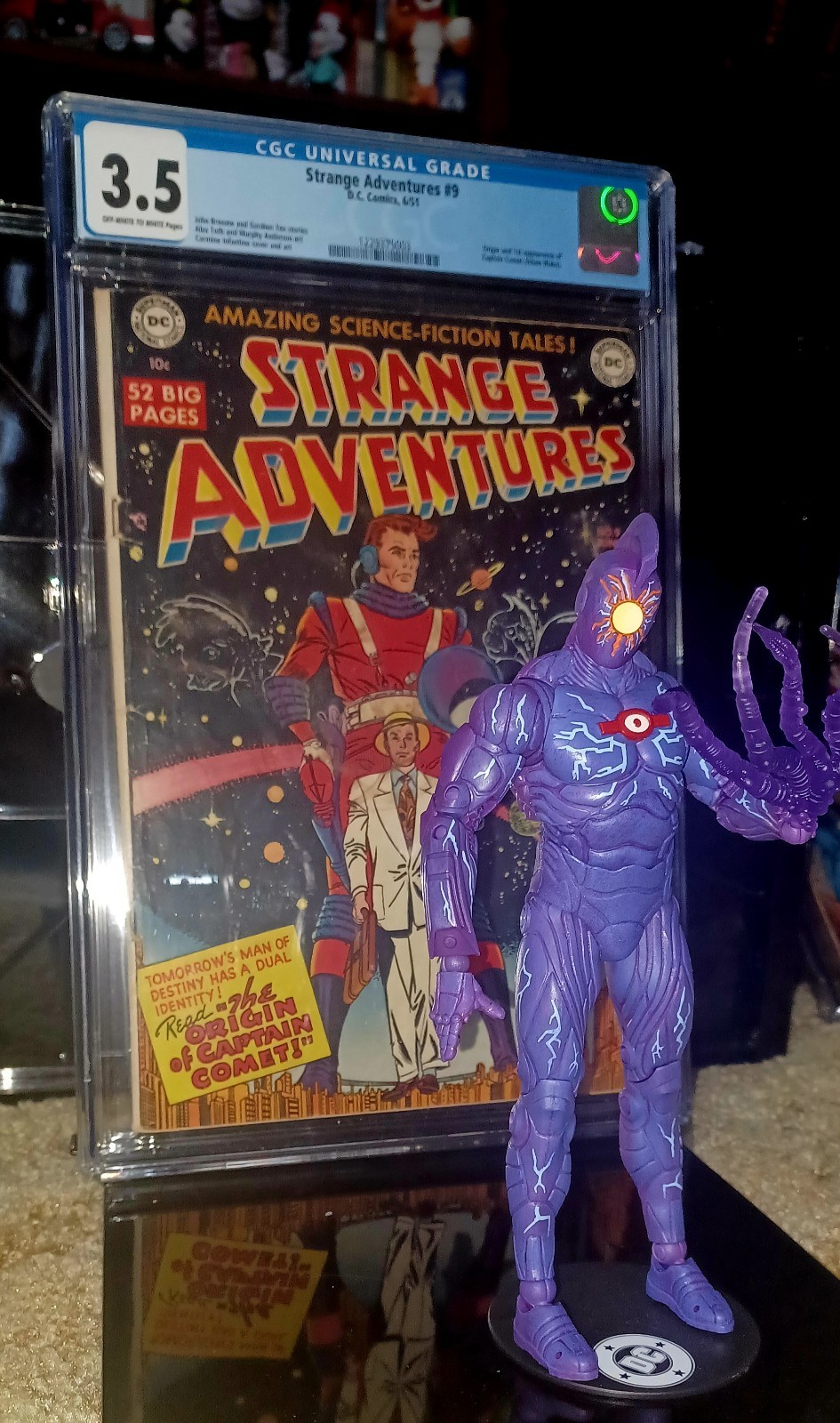 STRANGE ADVENTURES #9 CGC 3.5 DC COMICS FIRST APPEARANCE CAPTAIN COMET DCU 