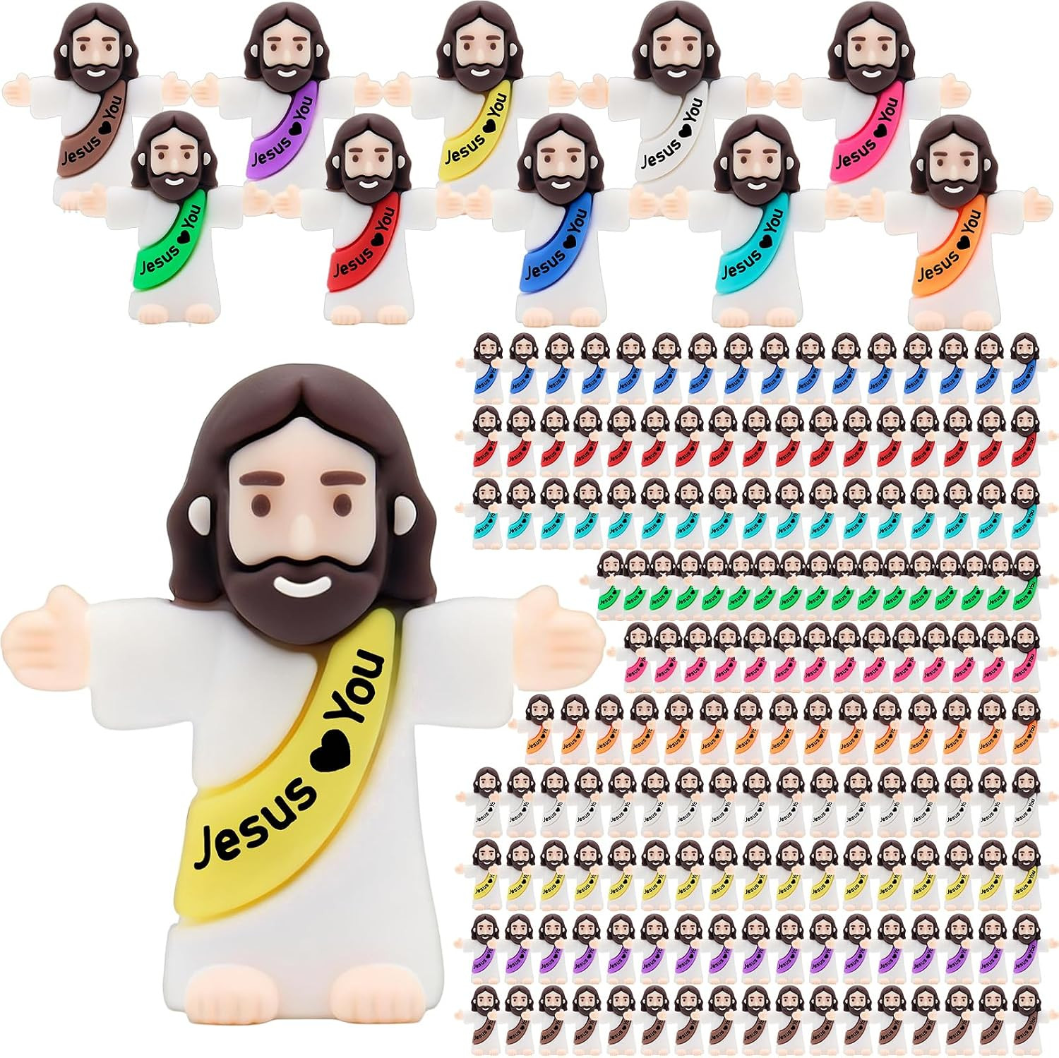 300PCS Little Jesus Figures Mini Jesus Love You Figures Original Design