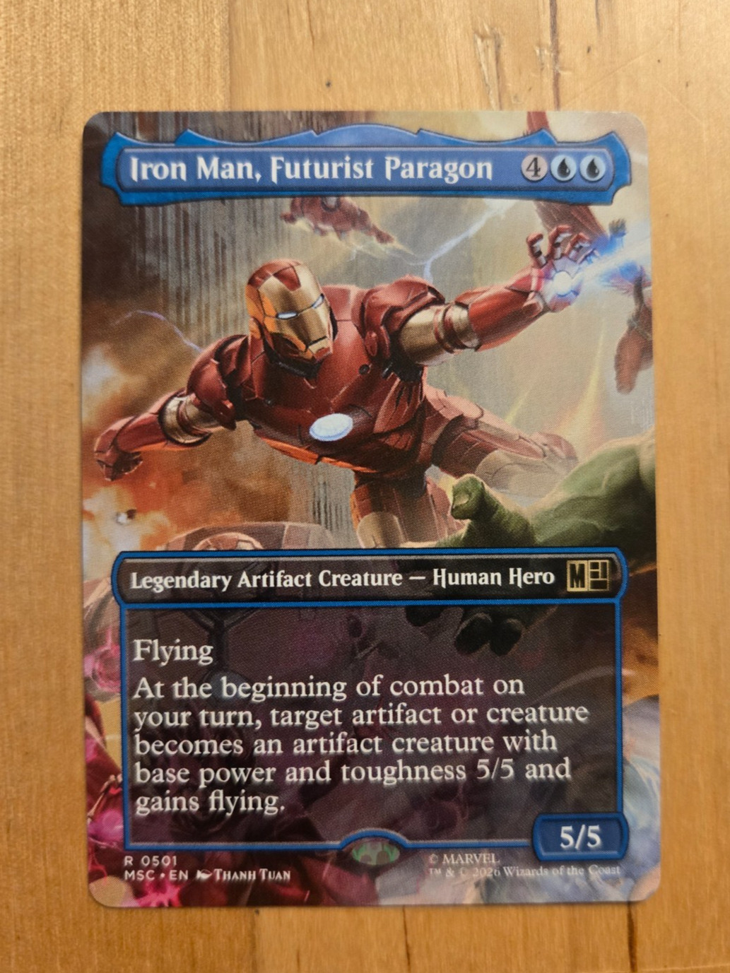 Iron Man Futurist Paragon - Borderless regular - MTG Marvel Super Heroes - NM