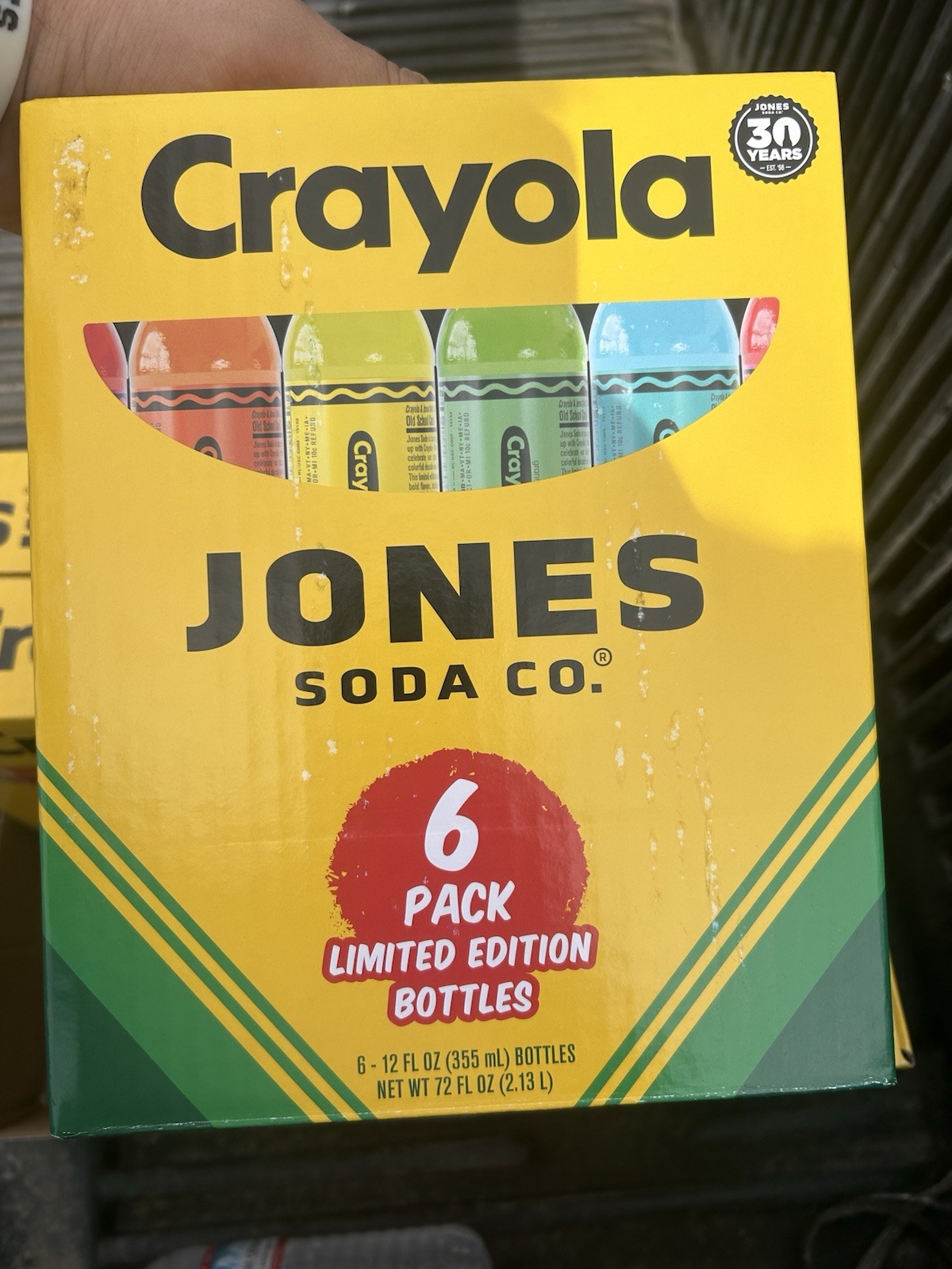 NEW/FACTORY SEALED Crayola x Jones Soda 6-Pack w/ ALL ACCESSORIES INCLUDED NEW/FACTORY SEALED Crayola x Jones Soda 6-Pack w/ ALL ACCESSORIES INCLUDED