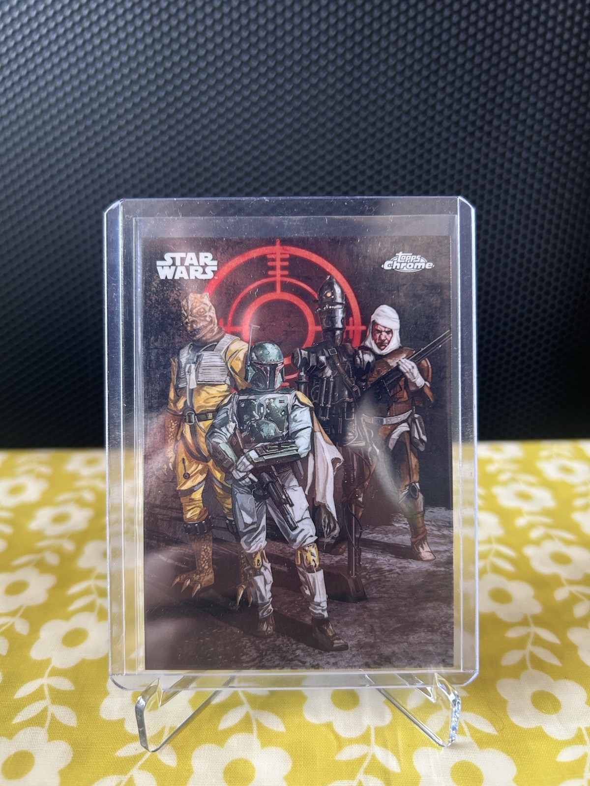 2026 Topps Chrome Star Wars Bounty Hunter Factions Insert SSP Card Boba Fett