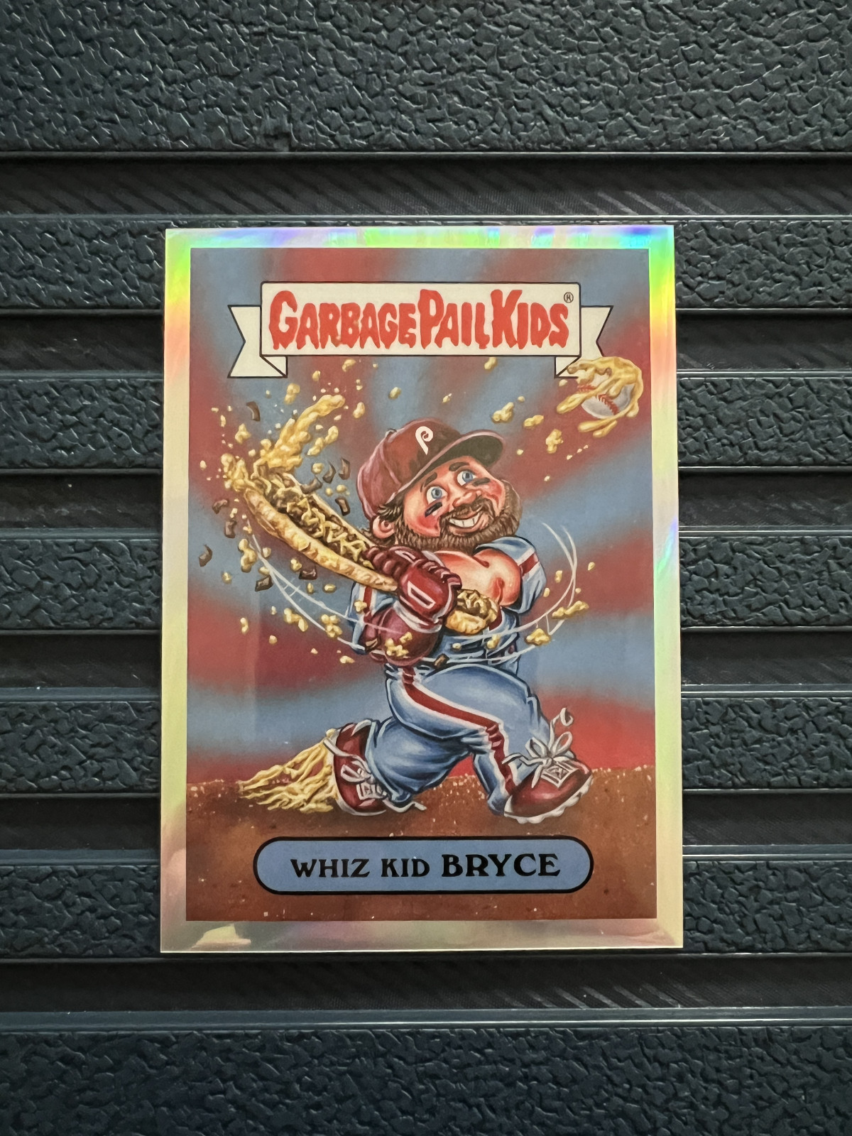 Topps 2025 Garbage Pail Kids Whiz Kid Bryce BGP-32 Bryce Harper Hologram