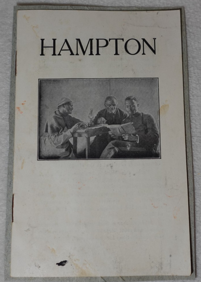Hampton Institute 1920s Black College HBCU Antique Original Brochure