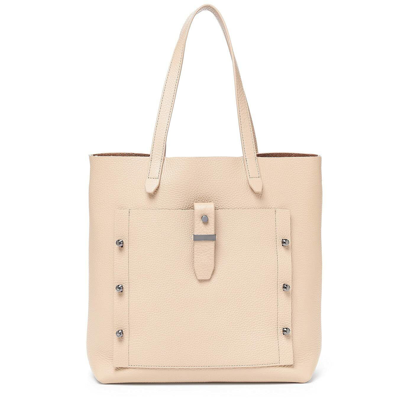 NWT Botkier Warren Woman\'s Leather Tote Beige Color MSRP: $228.00