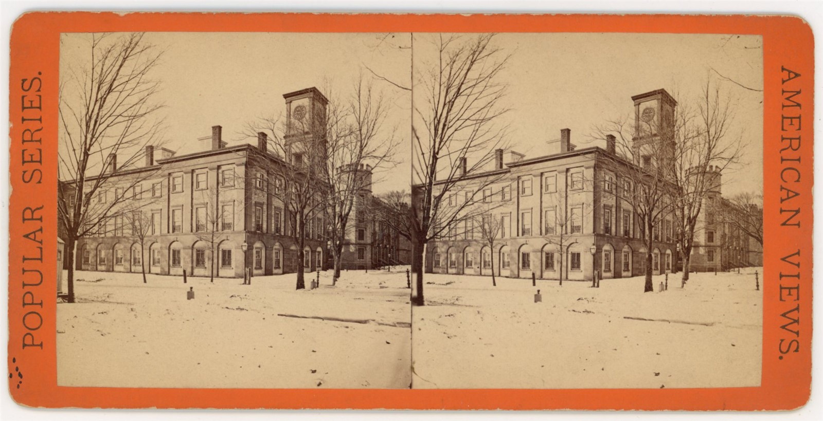 NEW YORK STEREOVIEW - West Point - The Gymnasium - Anthony 1870s