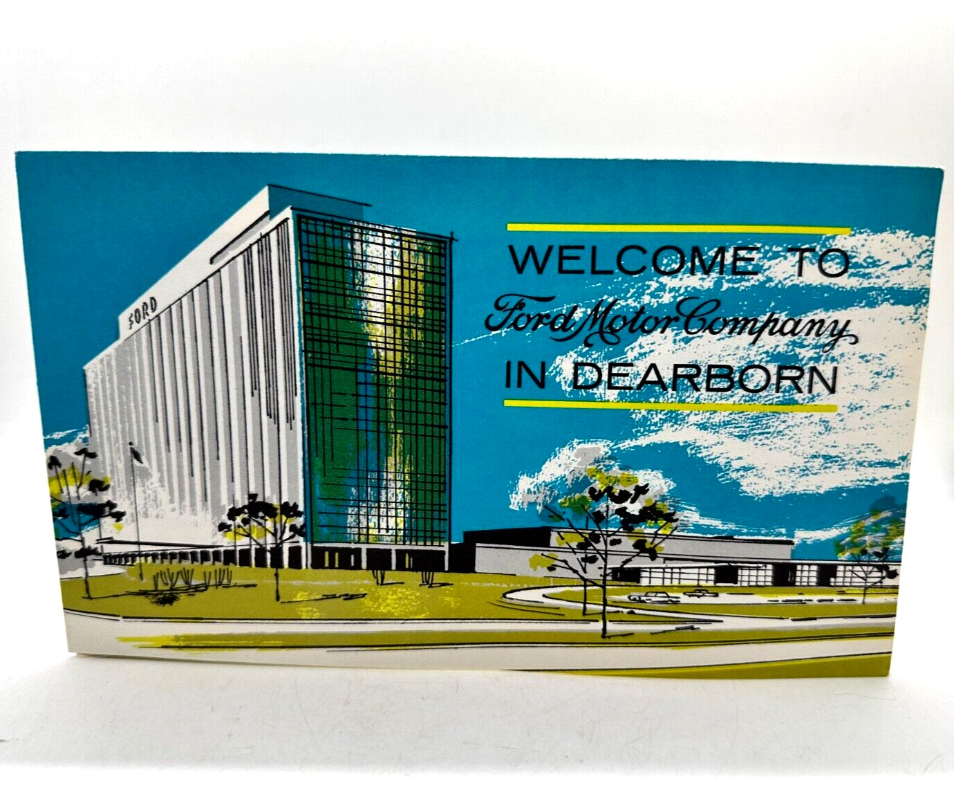 1965 Welcome to Ford Motor Company Dearborn World's Fair Invitation Brochure 1965 Welcome to Ford Motor Company Dearborn World's Fair Invitation Brochure