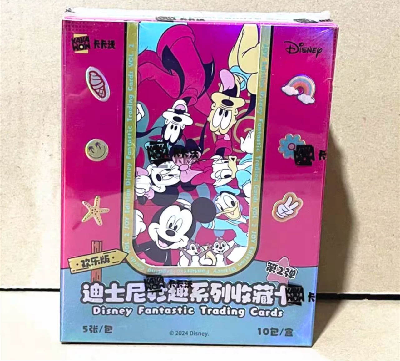 2024 Kakawow Disney Joy Edition Trading Card Vol 2 Sealed box Mickey New ELsa