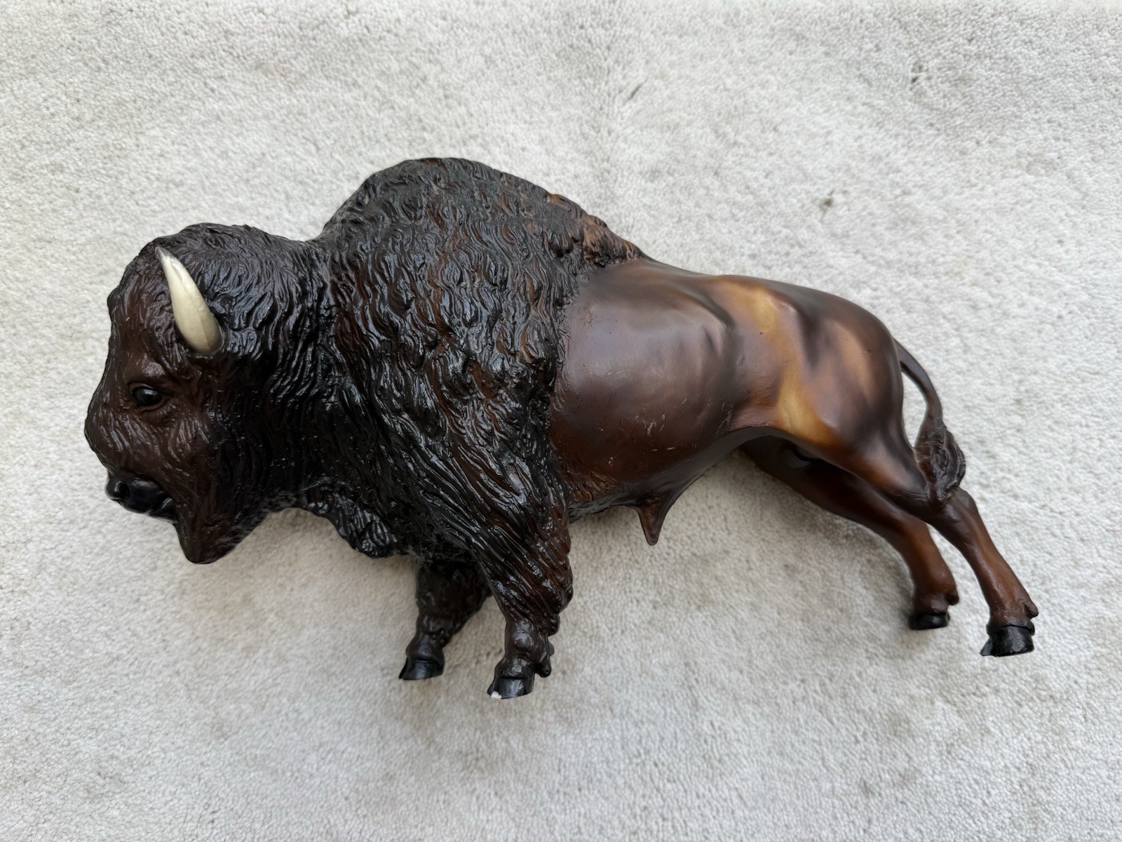 Vintage Breyer Horse #76 Brown Buffalo Bison Wildlife Wild Animal 1970s Exc