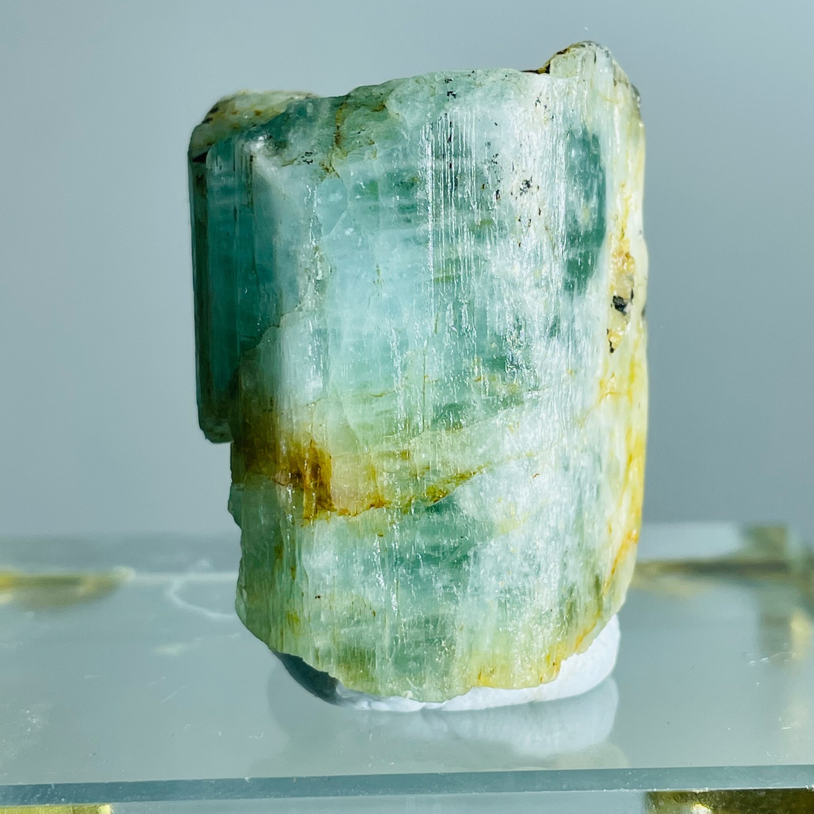 275ct Small Rare Natural Aquamarine Quartz Crystal Gemstone Rough Specimen