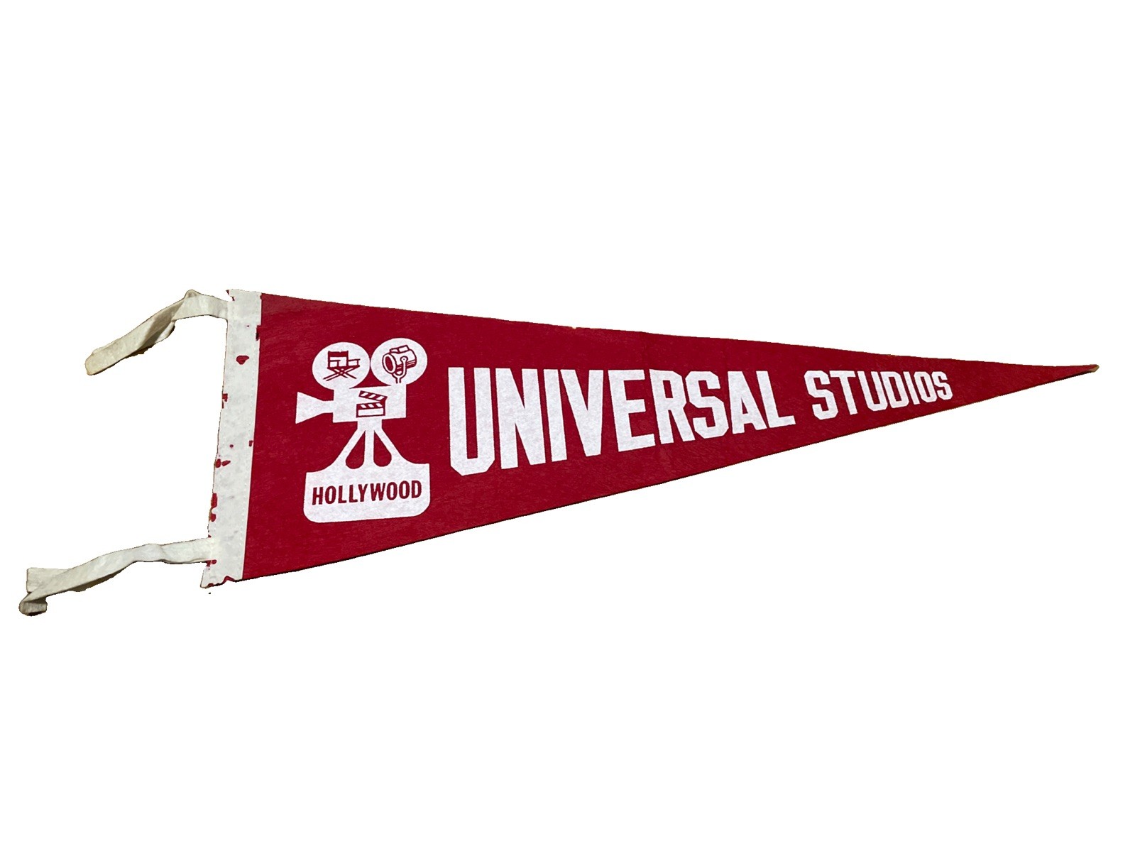 90S Vintage Universal Studios Hollywood Pennant Souvenir