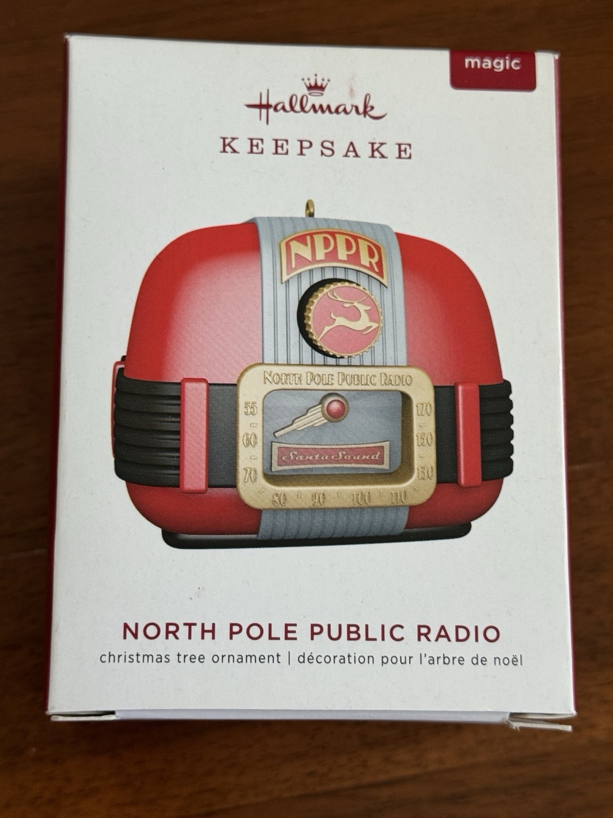 HALLMARK 2019 NORTH POLE PUBLIC RADIO ORNAMENT