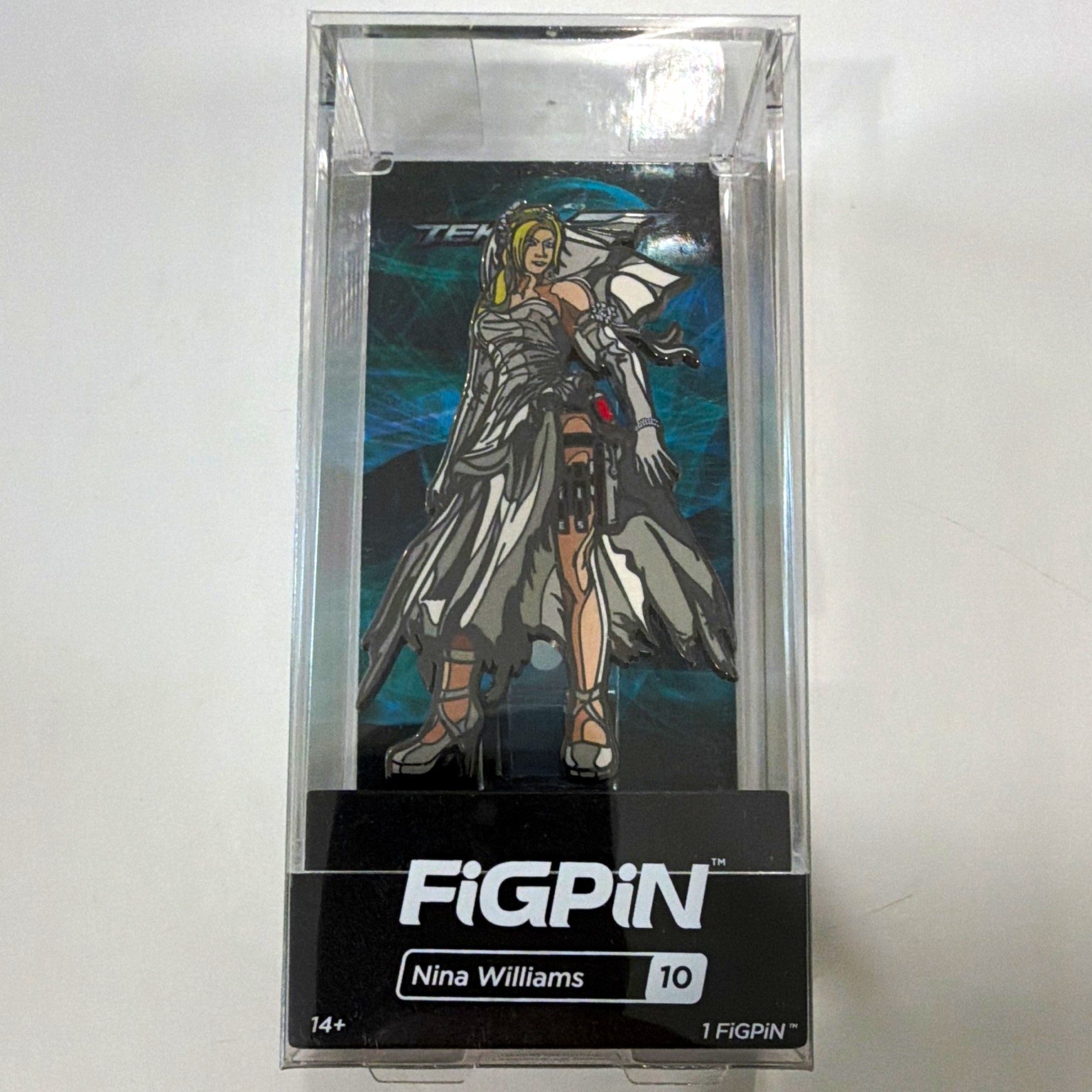 FiGPiN Nina Williams #10 TEKKEN Multicolor Collectible Lapel Pin