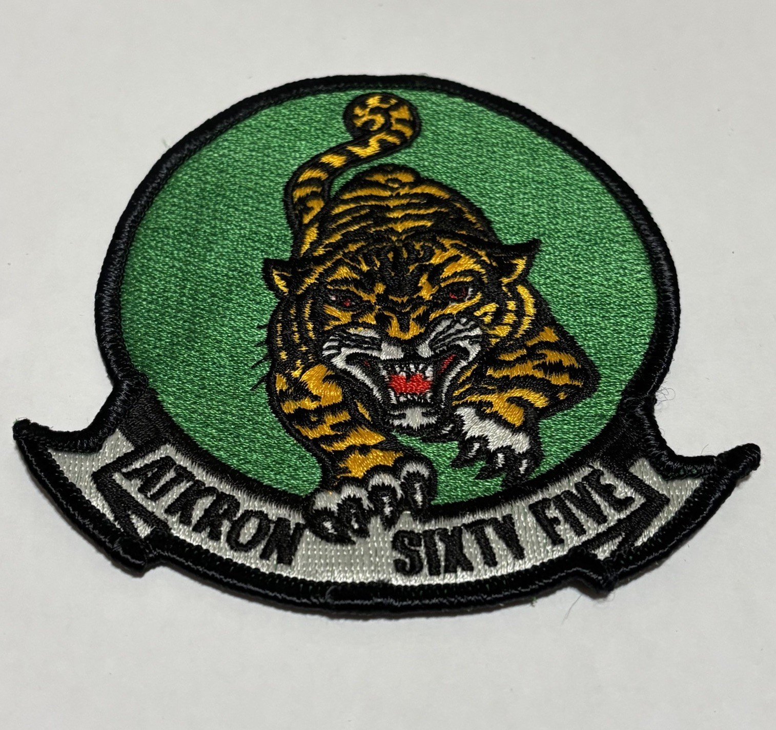 US United States Navy Attack Squadron 65 VA-65 Fighting Tigers Embroidered Patch