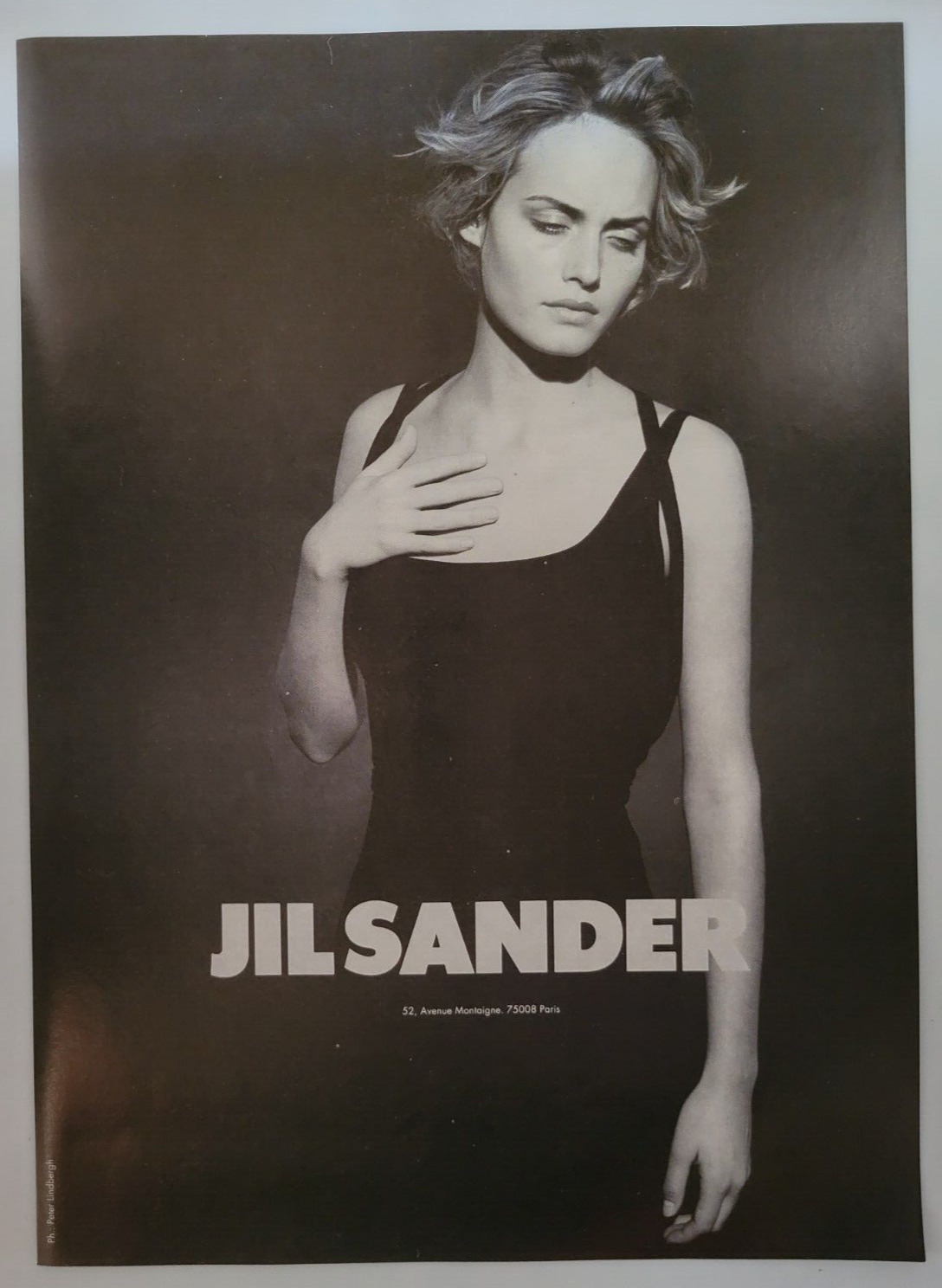 Jil Sander Paris Women\'s Fashion 1994 New Yorker Ad 8x11\