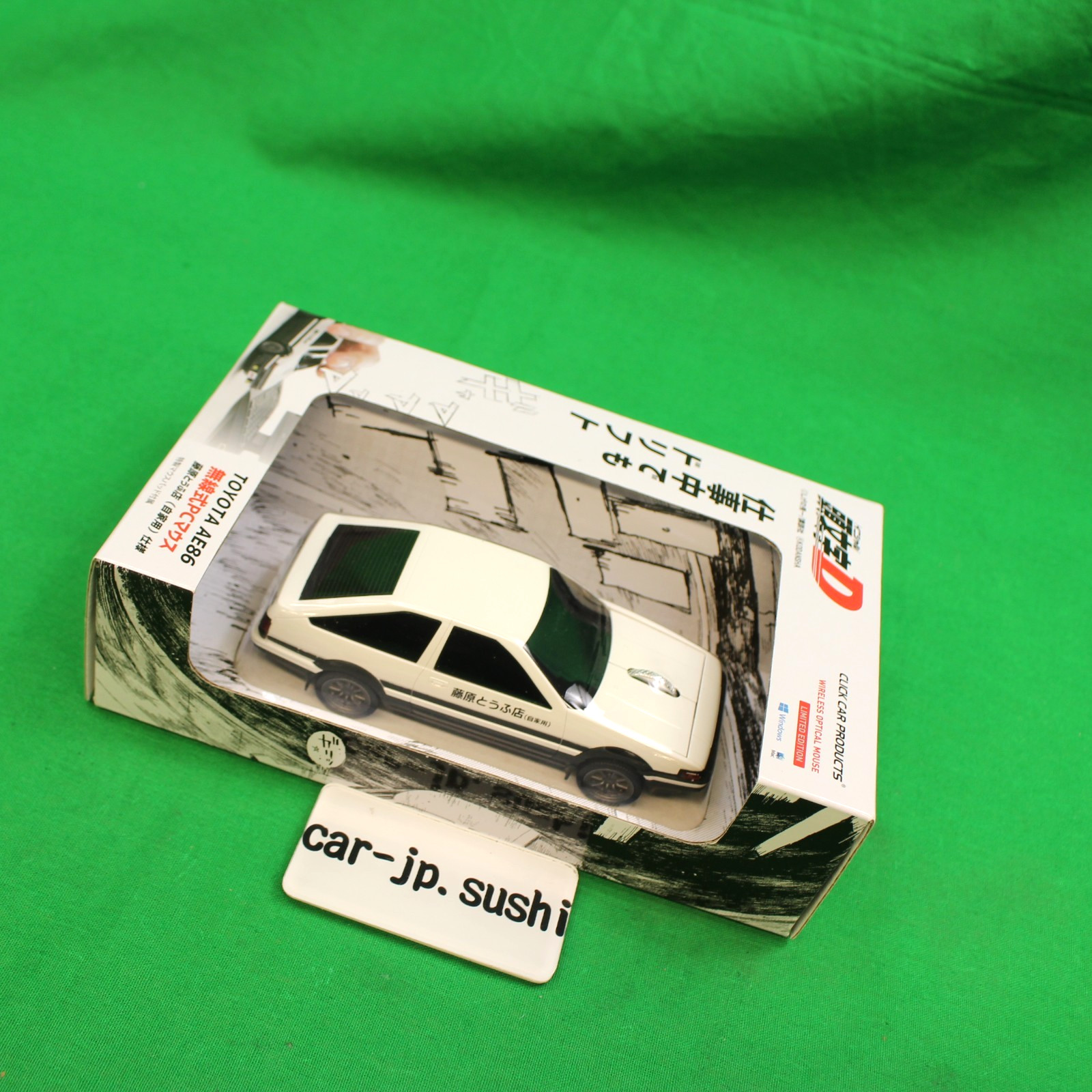 Wireless Mouse For Initial D Fujiwara Tofu Shop Toyota AE86 Trueno 1nd Ver White