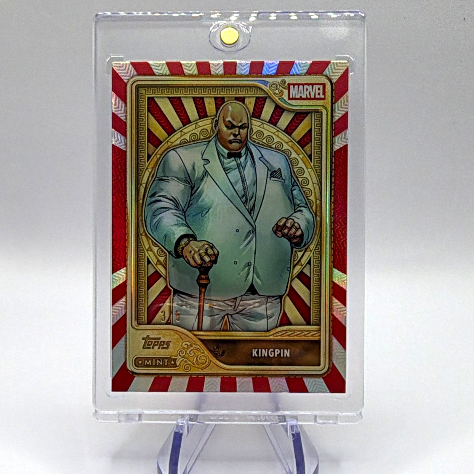 2026 Topps Mint Marvel Gold Insert #93 Kingpin Serial Numbered 🔥3/5🔥