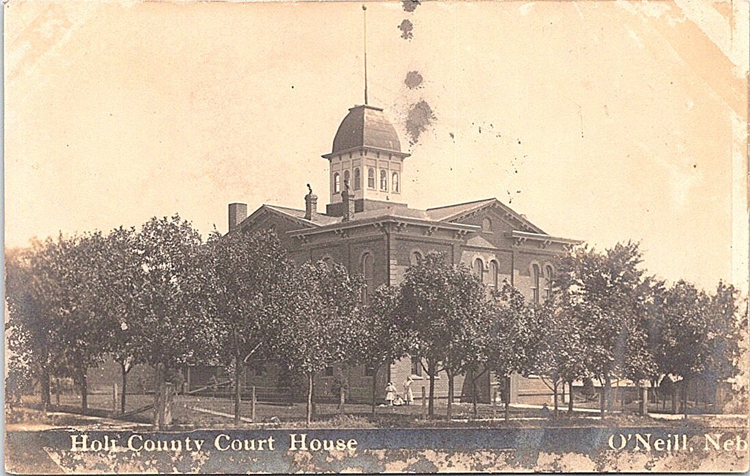 RPPC O\'Neill NE Holt County Court House 1908