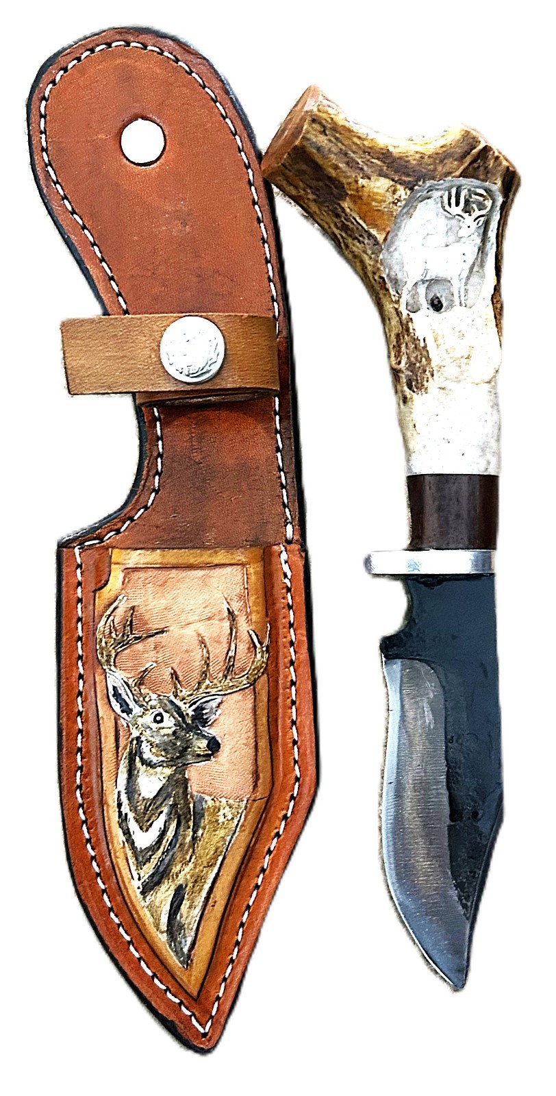White Tail Deer Hunting Knife