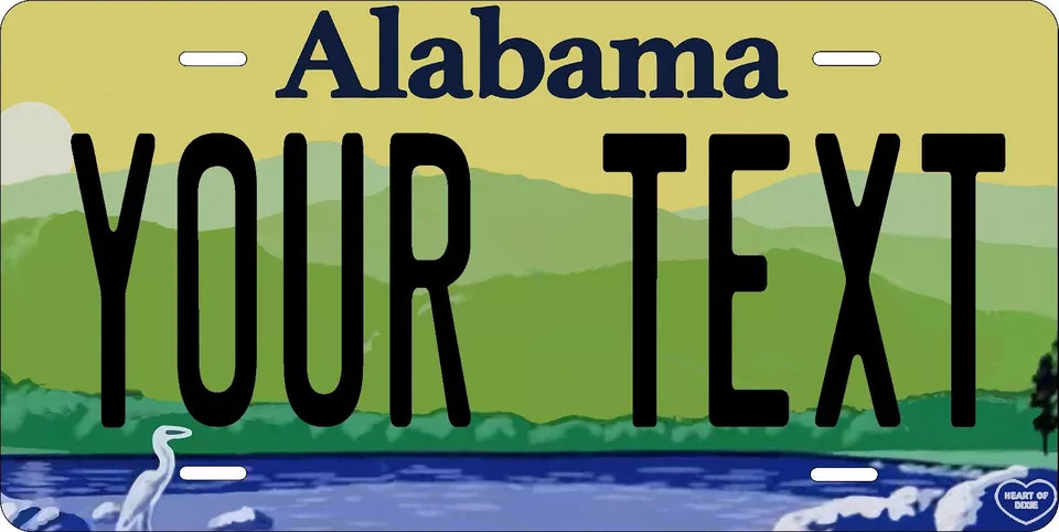 Any State Custom Motorcycle License Plate 4