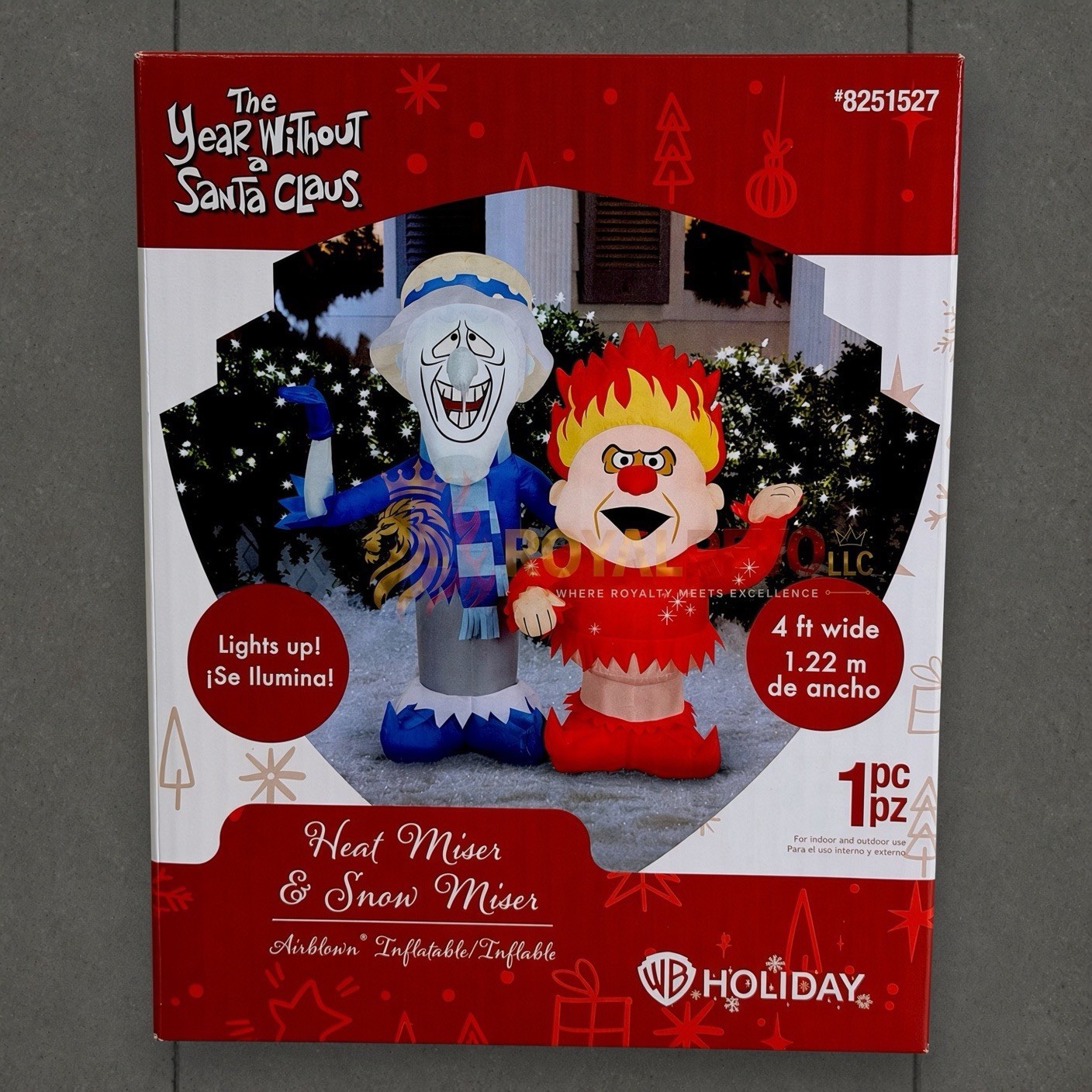 8251527 Gemmy Heat Miser Snow Miser 4 FT LED Airblown Christmas Inflatable