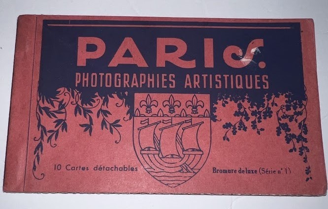  Paris France Photographies Artistiques 10 Postcard Booklet