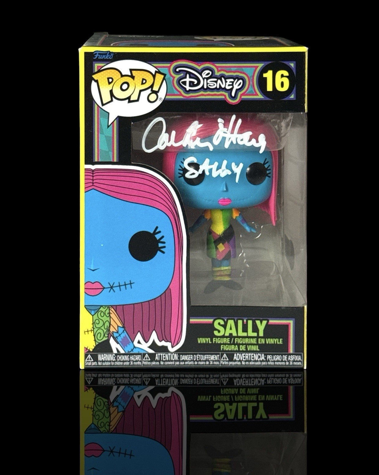 CATHERINE O\'HARA SALLY SIGNED FUNKO POP #16 TOY DISNEY WITH BECKETT BAS COA RARE