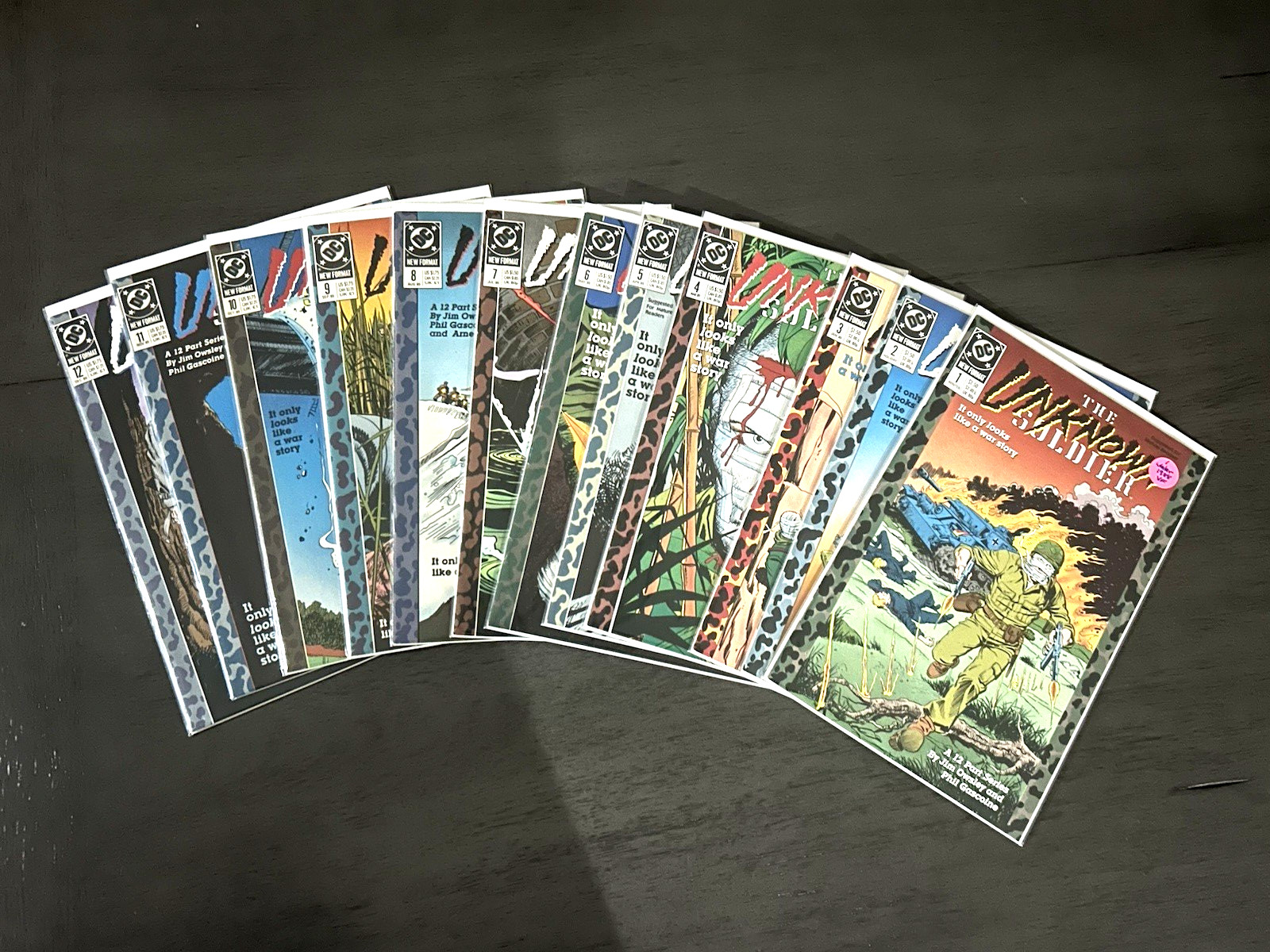 Unknown Soldier Vol 2 #1-12 (Complete Series) DC 1988 Owsley Gascoine - NM