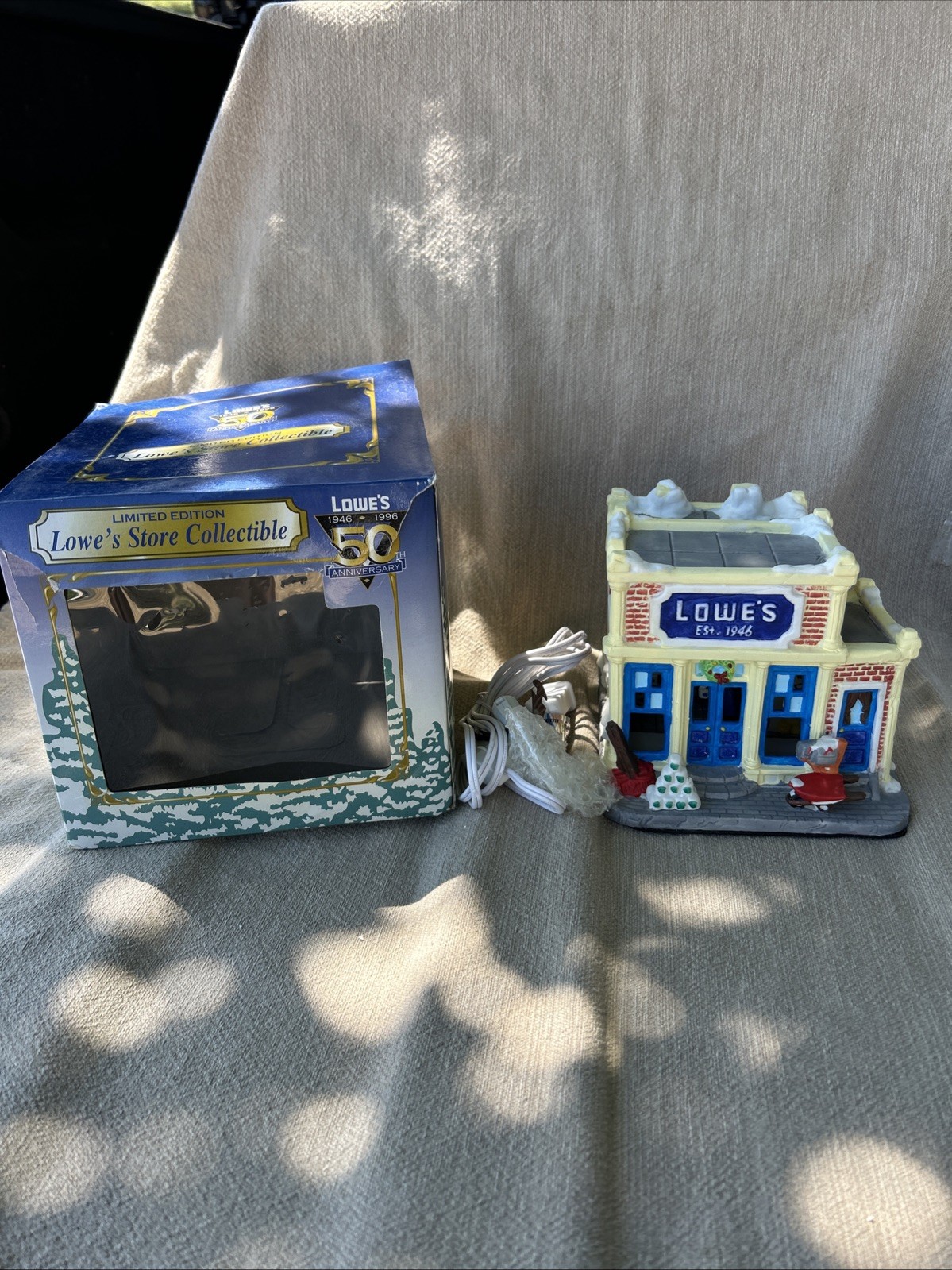 Vintage 1996 Limited Edition Lowe\'s Store Collectible 50th Anniversary Porcelain