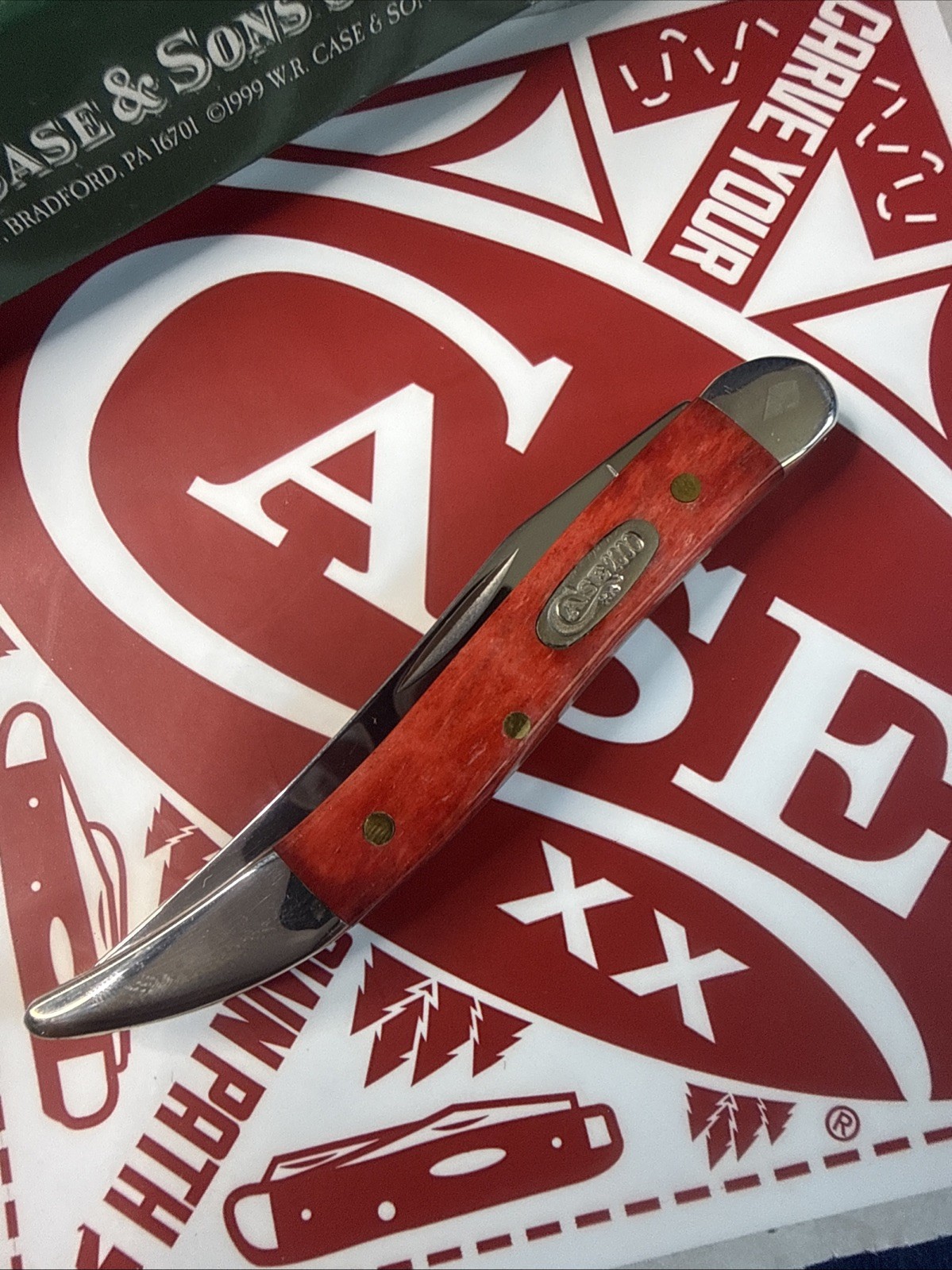 Case XX Toothpick Knife 2000 SFO Case 2000 Stamp 2000 Shield SUPER RARE