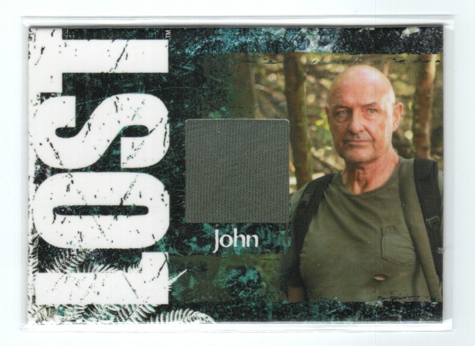 LOST Archives Rittenhouse 2010 Costume Relic Terry O'Quinn John Locke #218/375
