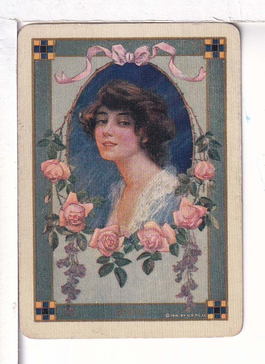Single Vintage Playing Card US Wide Named \