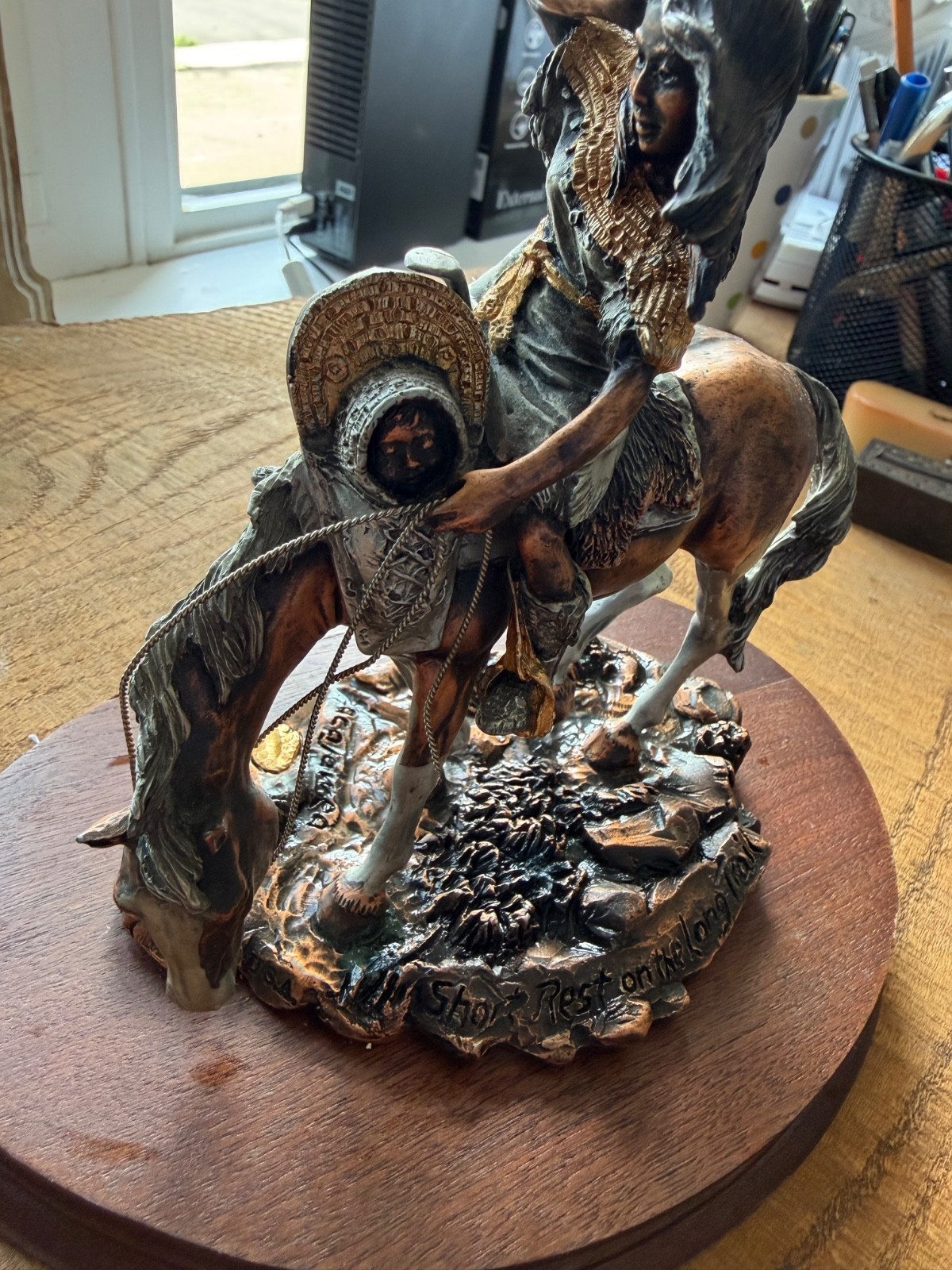 Signed Vintage CA Pardell Legends Bronze Sculpture SACAJAWEA Limited Editon 1994