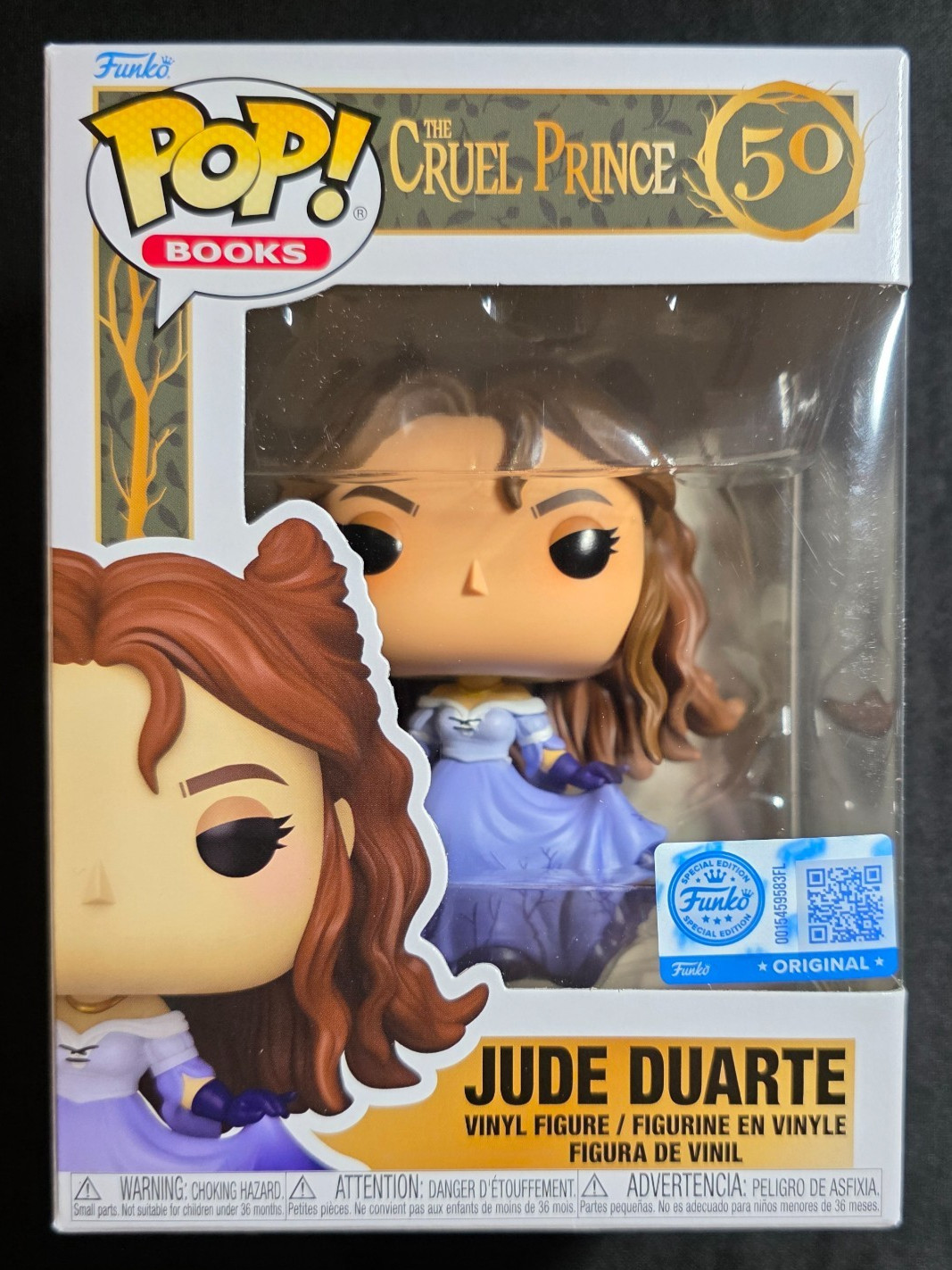Funko Pop Folk of the Air, The Cruel Prince: Jude Duarte #50 With Protector 
