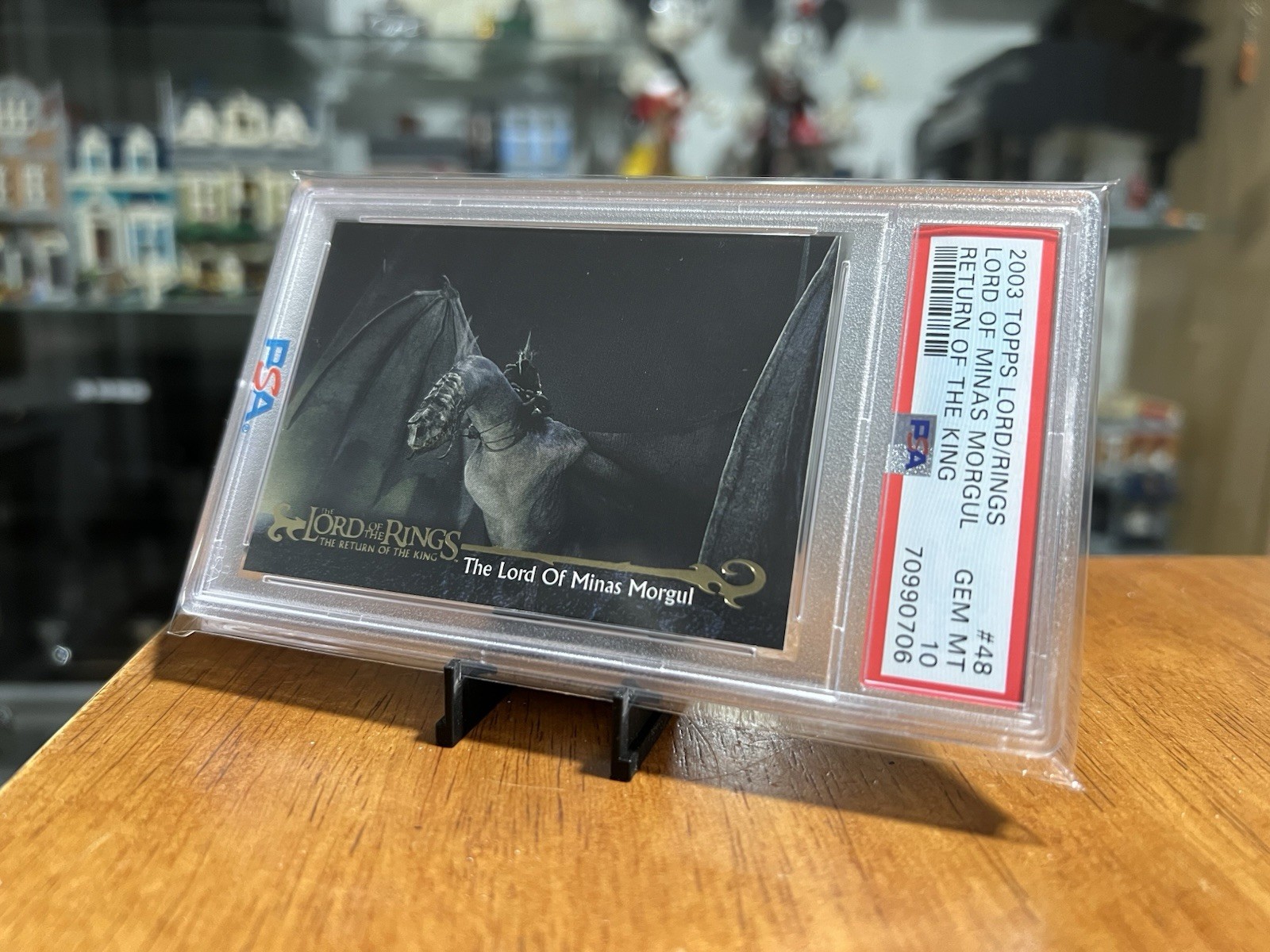 PSA 10 Lord Of Minas Morgul 2003 Topps #48 Lord of the Rings LOTR Witch-king
