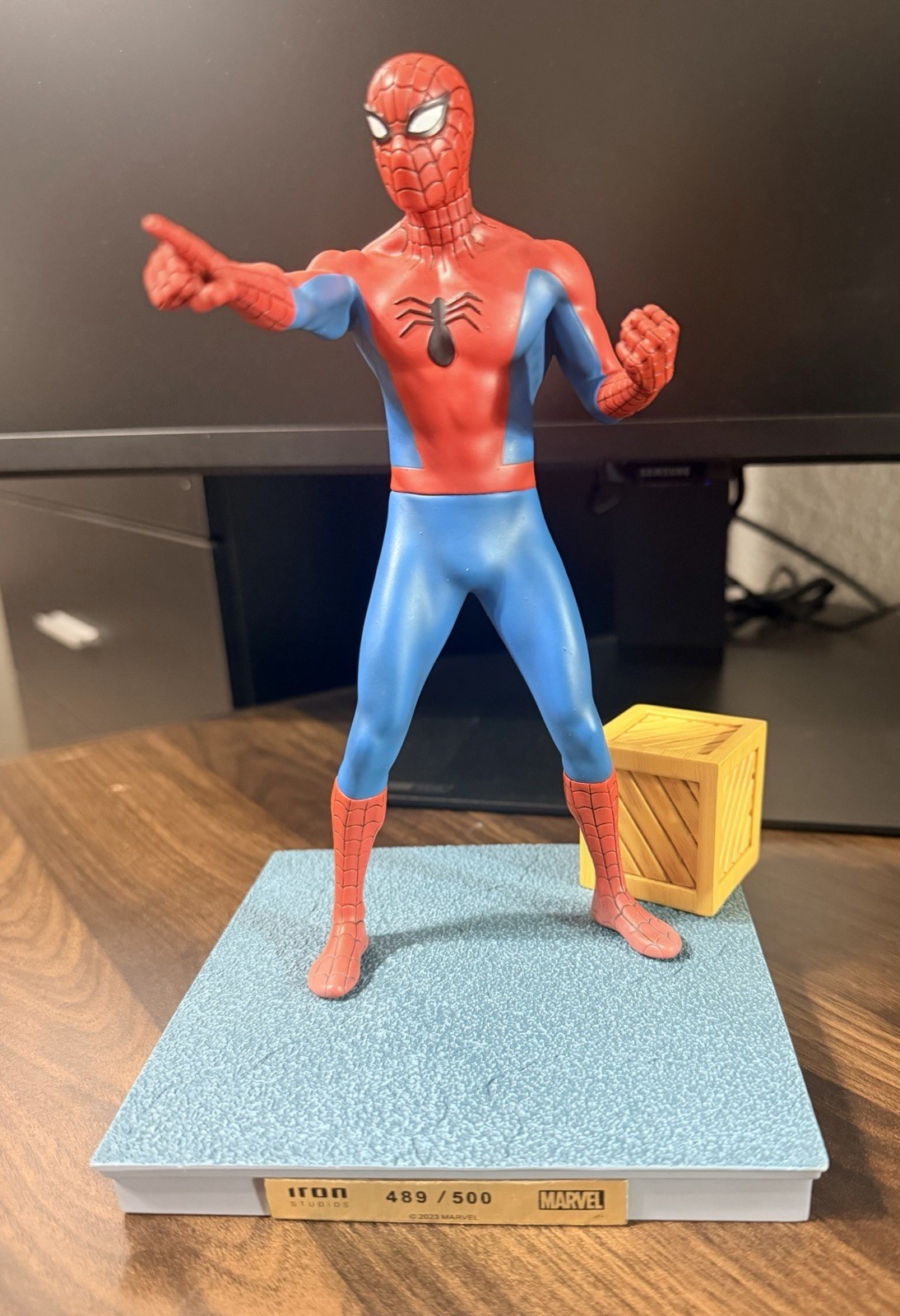 Iron Studios Spider-Man \'60s Animated Series DELUXE 1:10 Scale Statue *RARE*