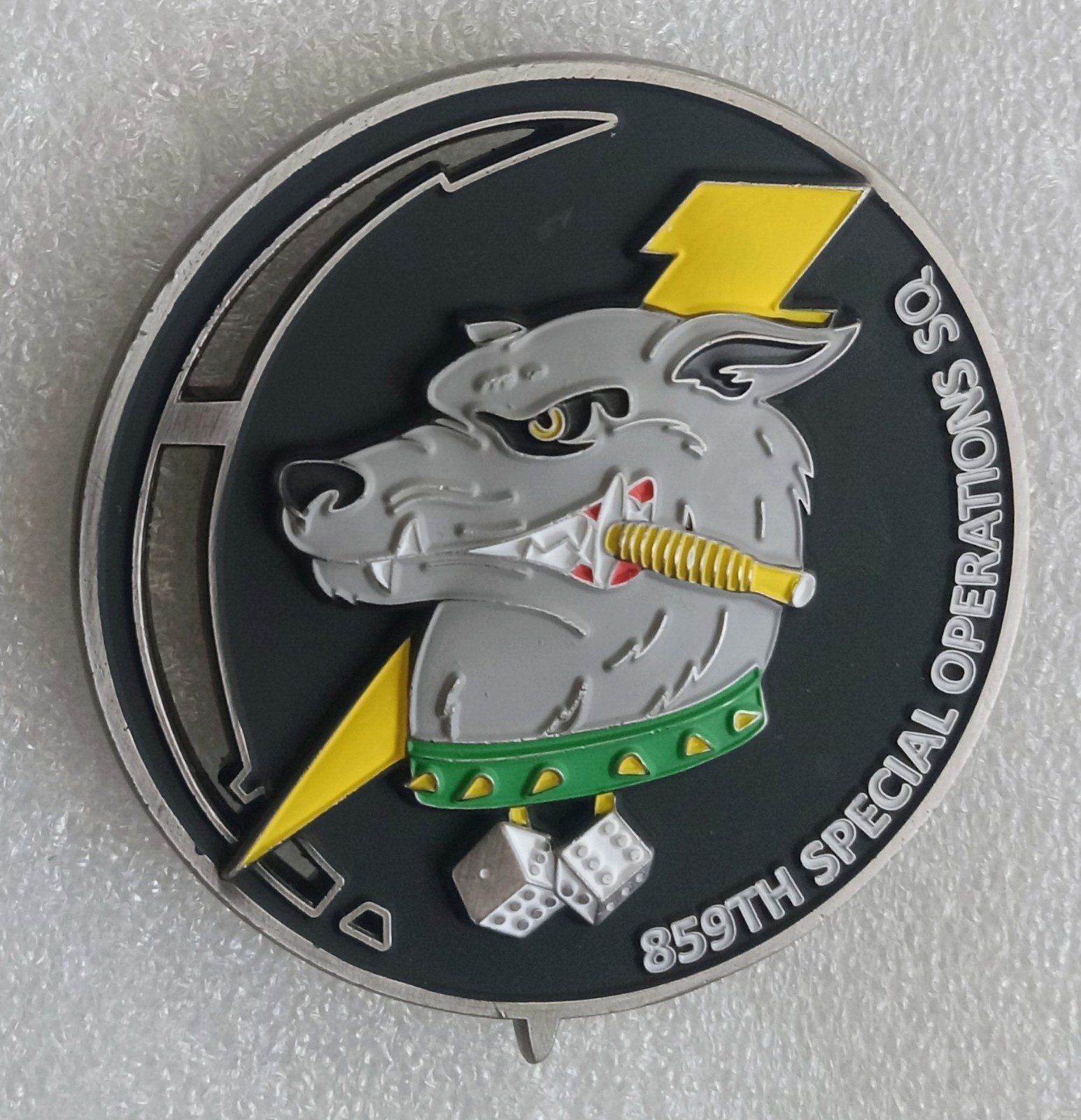859th SPECIAL OPERATIONS SQUADRON CHALLENGE COIN sof sf US Air Force DUKE FIELD