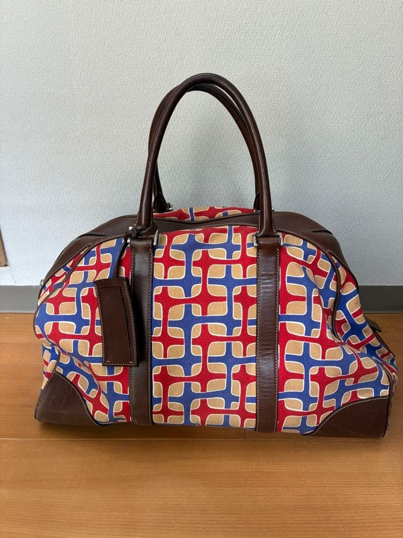PRADA Outdoor Boston Bag Canapa St.Grigl VHTF Designer Popular Products Item Ori